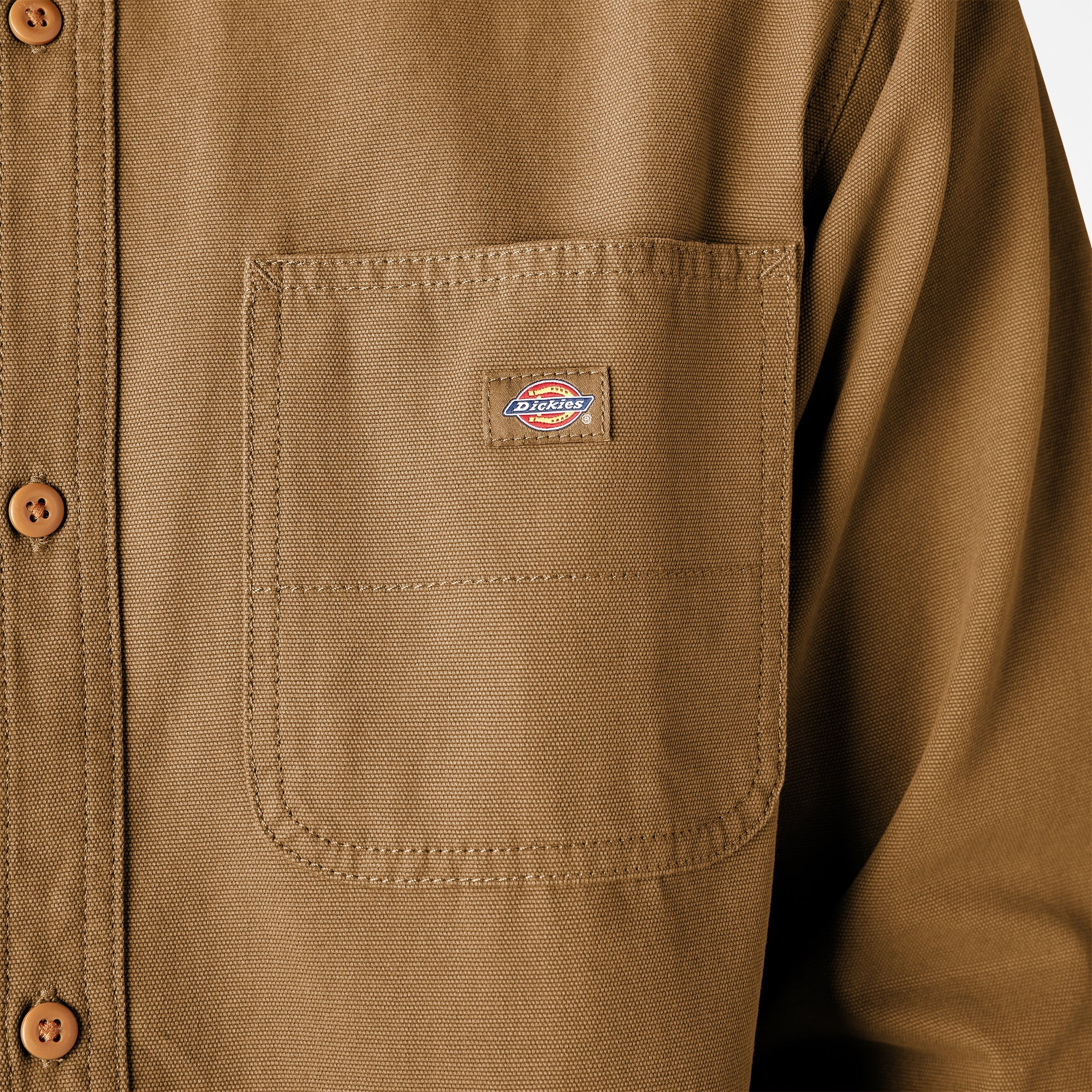 "Duck Canvas Long Sleeve Utility Shirt"