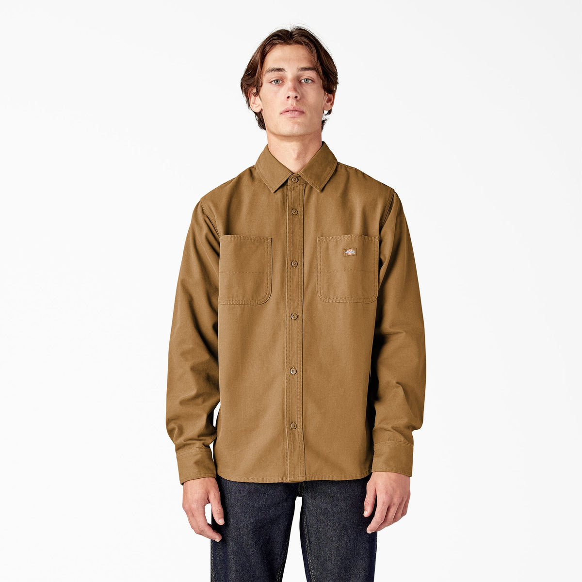 "Duck Canvas Long Sleeve Utility Shirt"