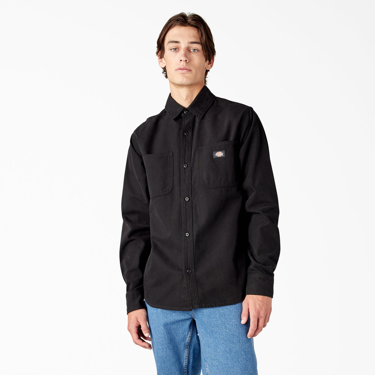 "Duck Canvas Long Sleeve Utility Shirt"
