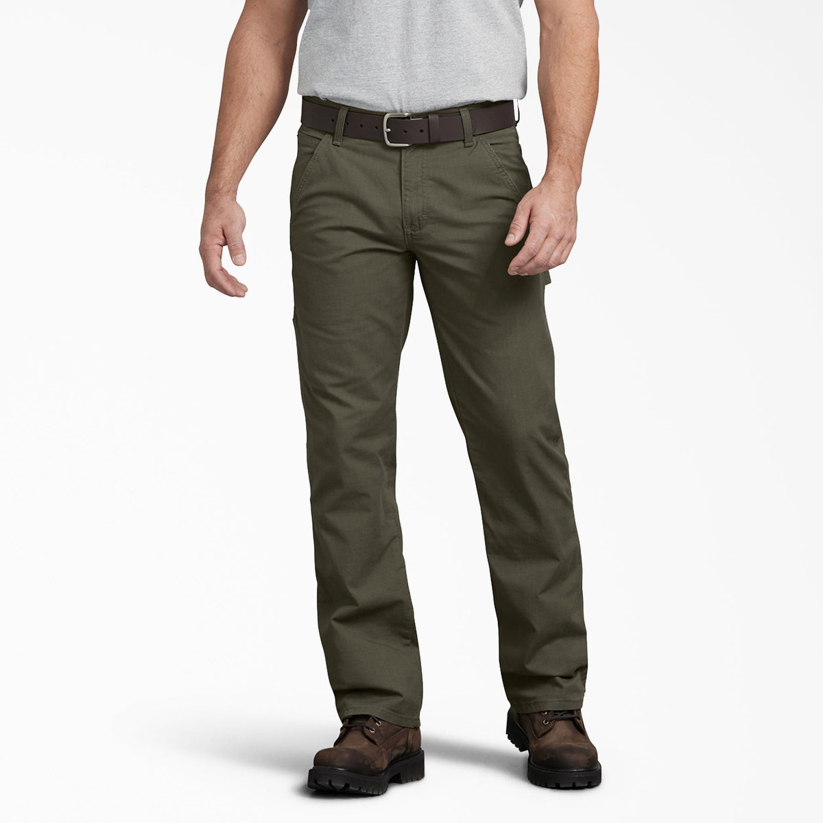 "Regular Fit Ripstop Carpenter Pants"
