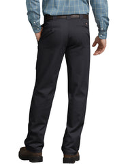 "Regular Fit Straight Leg Twill Work Pants"