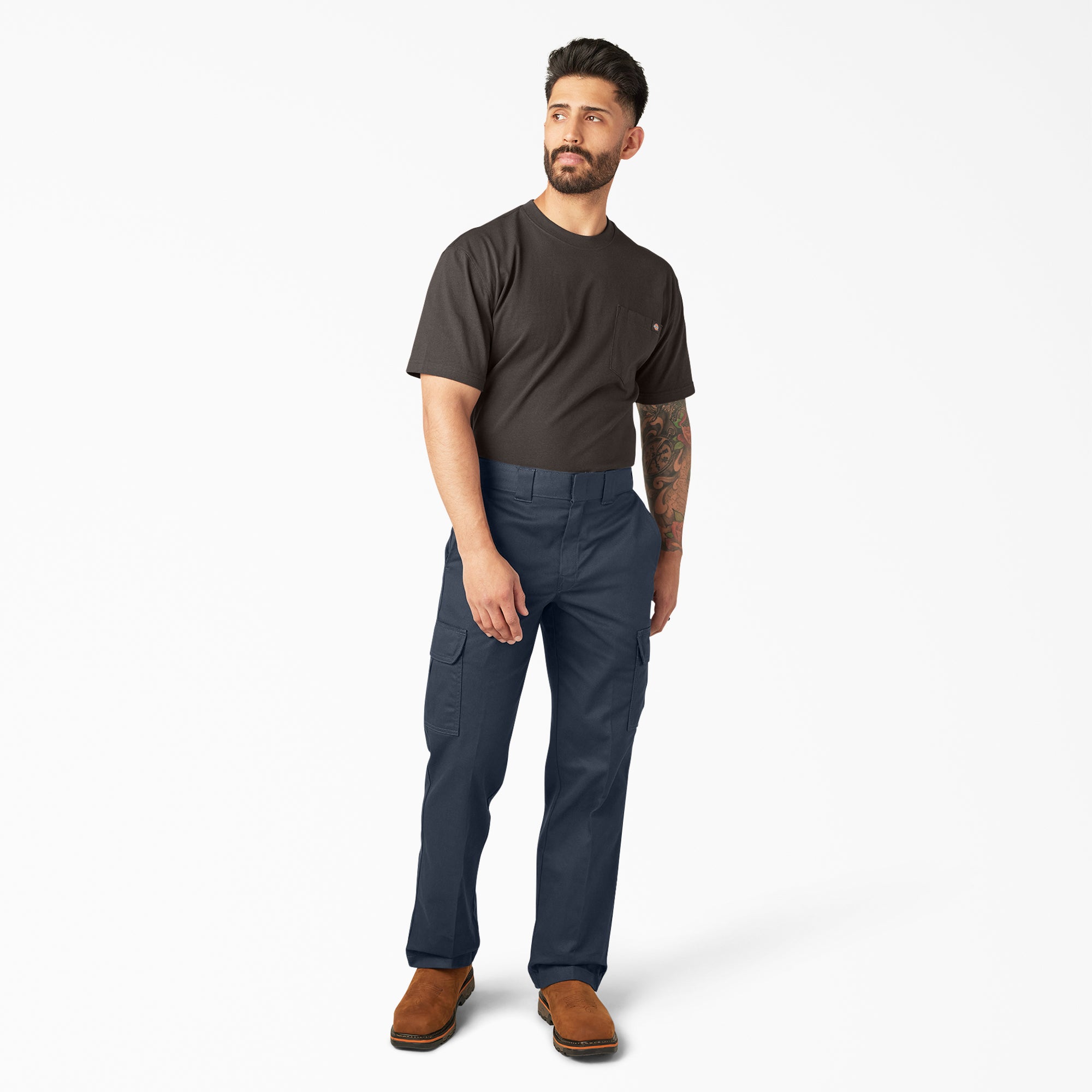 "Relaxed Fit Cargo Work Pants"