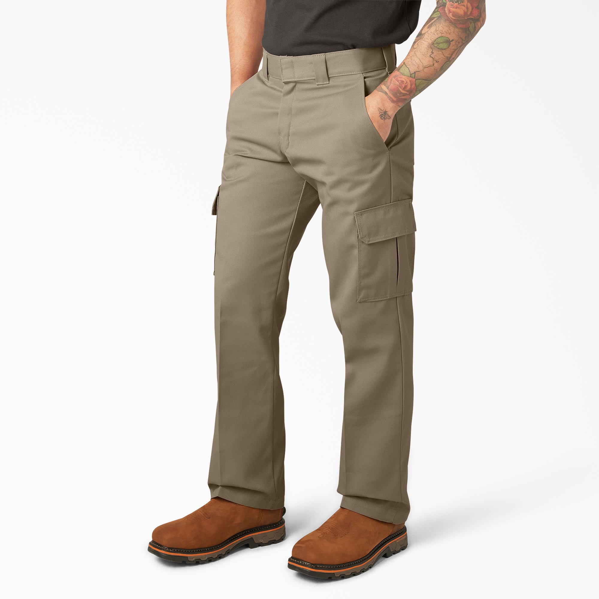 "Relaxed Fit Cargo Work Pants"