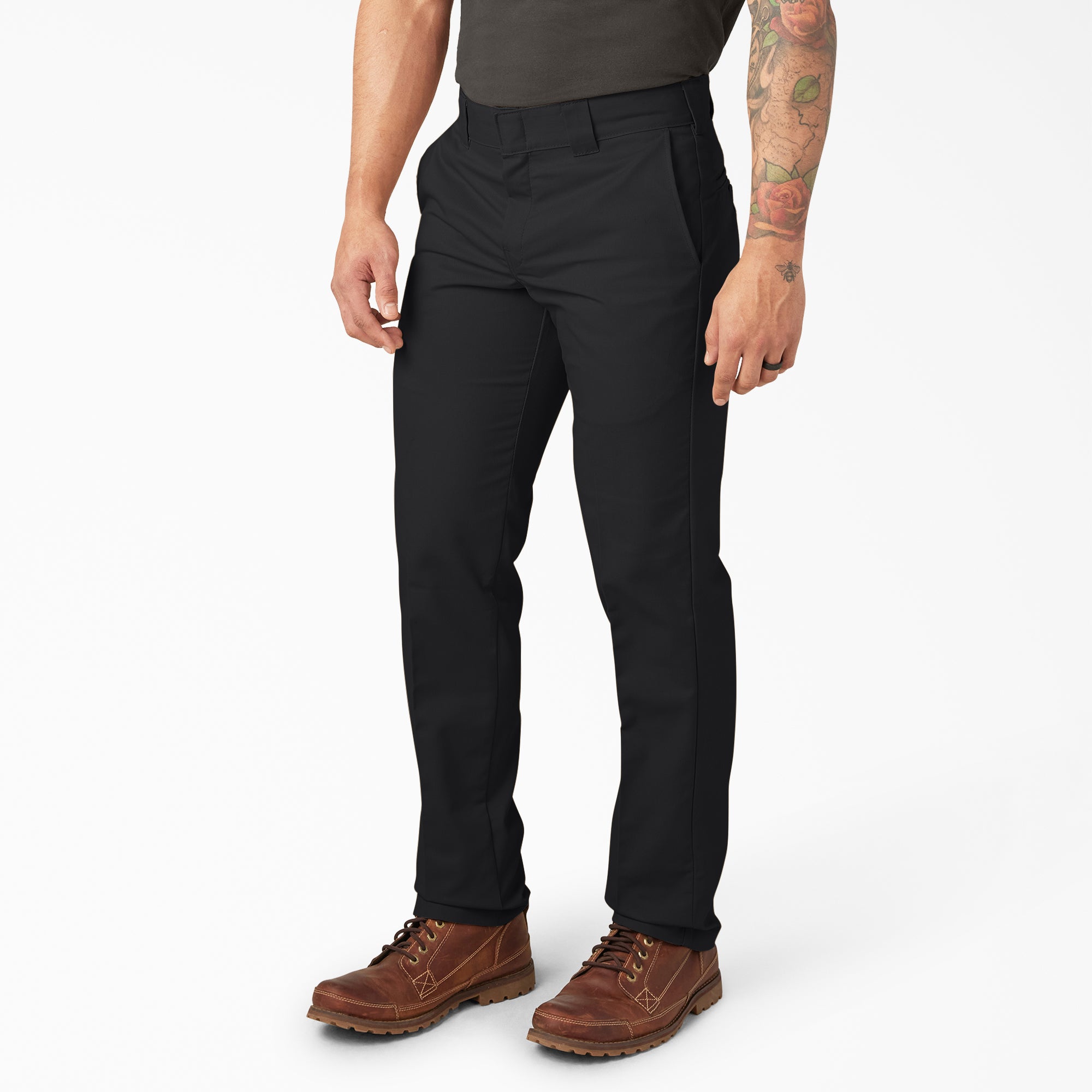 "FLEX Slim Fit Tapered Leg Multi-Use Pocket Work Pants"