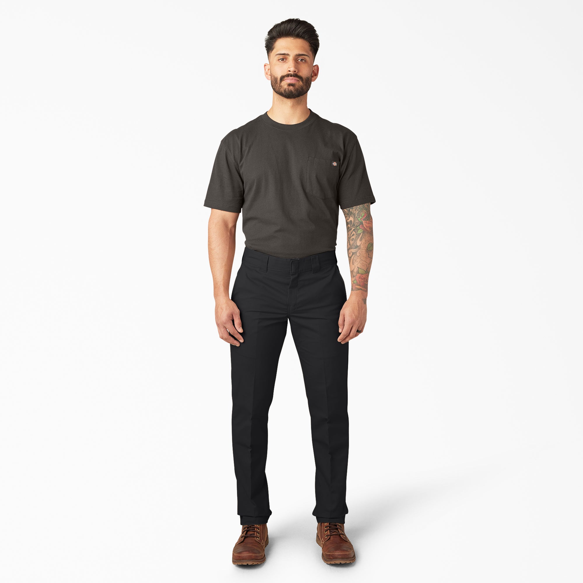 "FLEX Slim Fit Tapered Leg Multi-Use Pocket Work Pants"