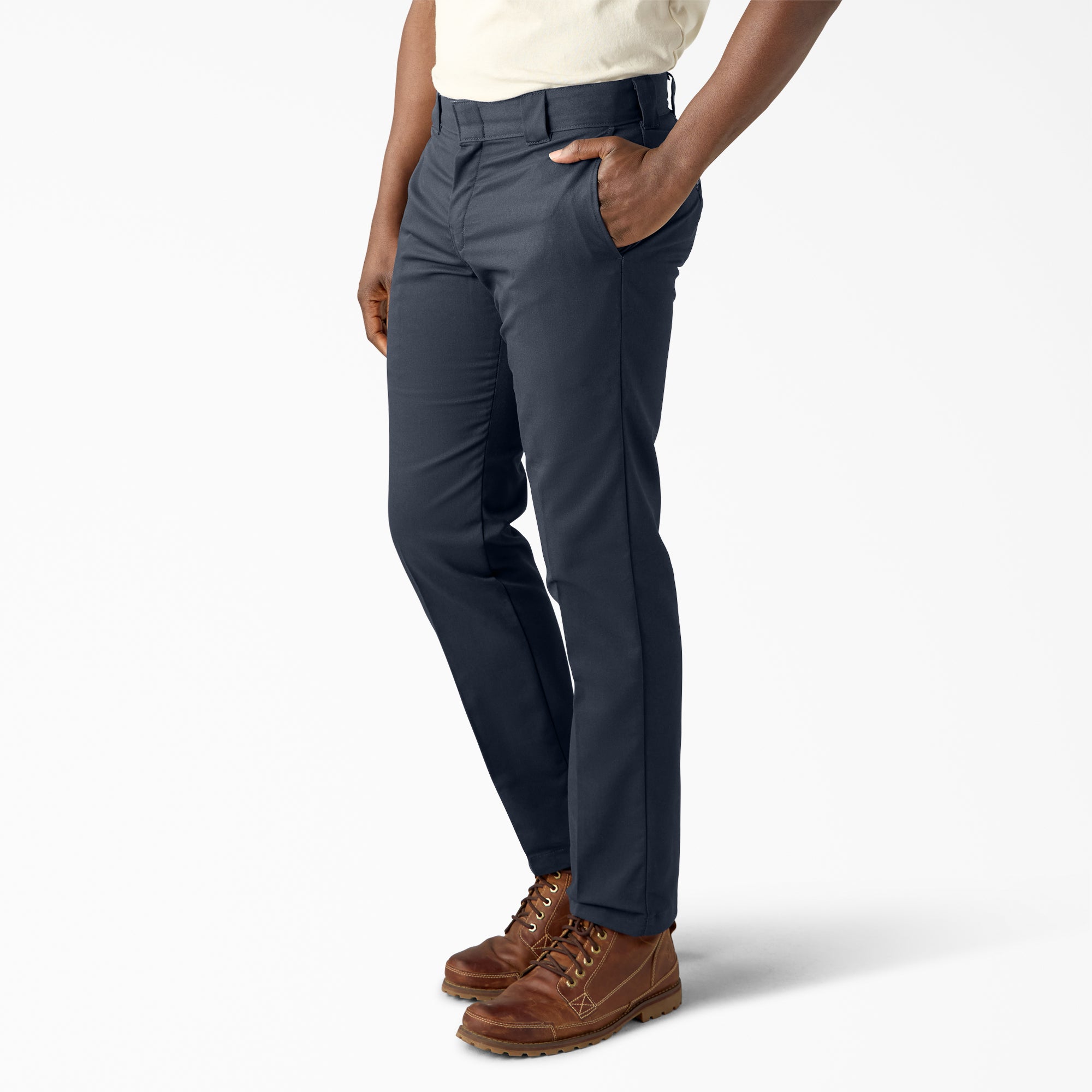 "FLEX Slim Fit Tapered Leg Multi-Use Pocket Work Pants"