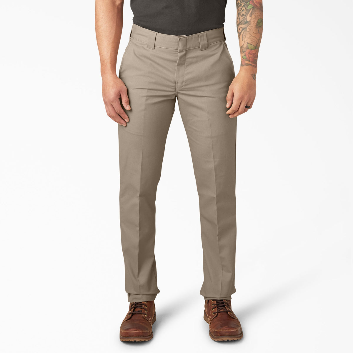 "FLEX Slim Fit Tapered Leg Multi-Use Pocket Work Pants"