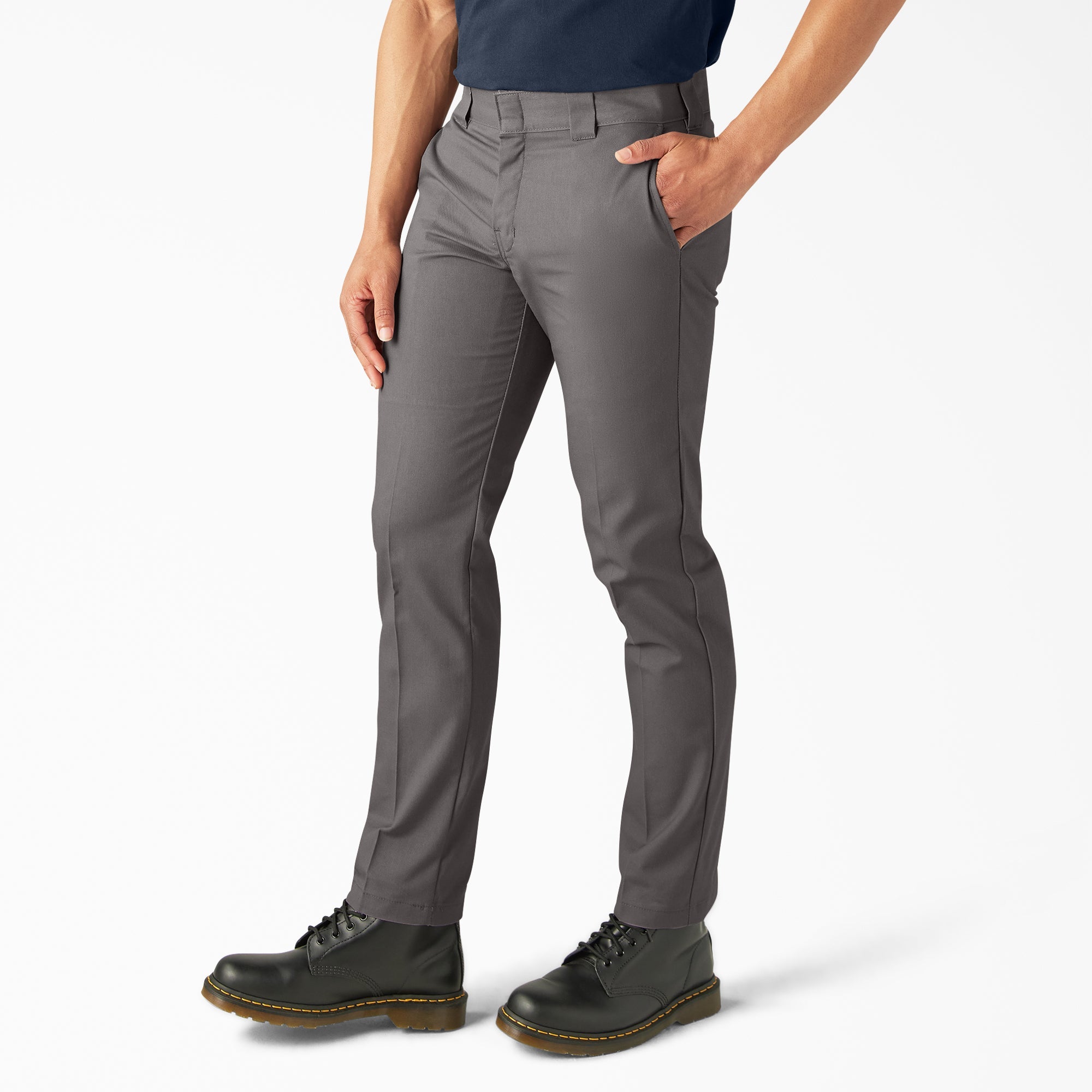 "FLEX Slim Fit Tapered Leg Multi-Use Pocket Work Pants"