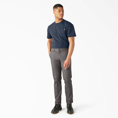 "FLEX Slim Fit Tapered Leg Multi-Use Pocket Work Pants"