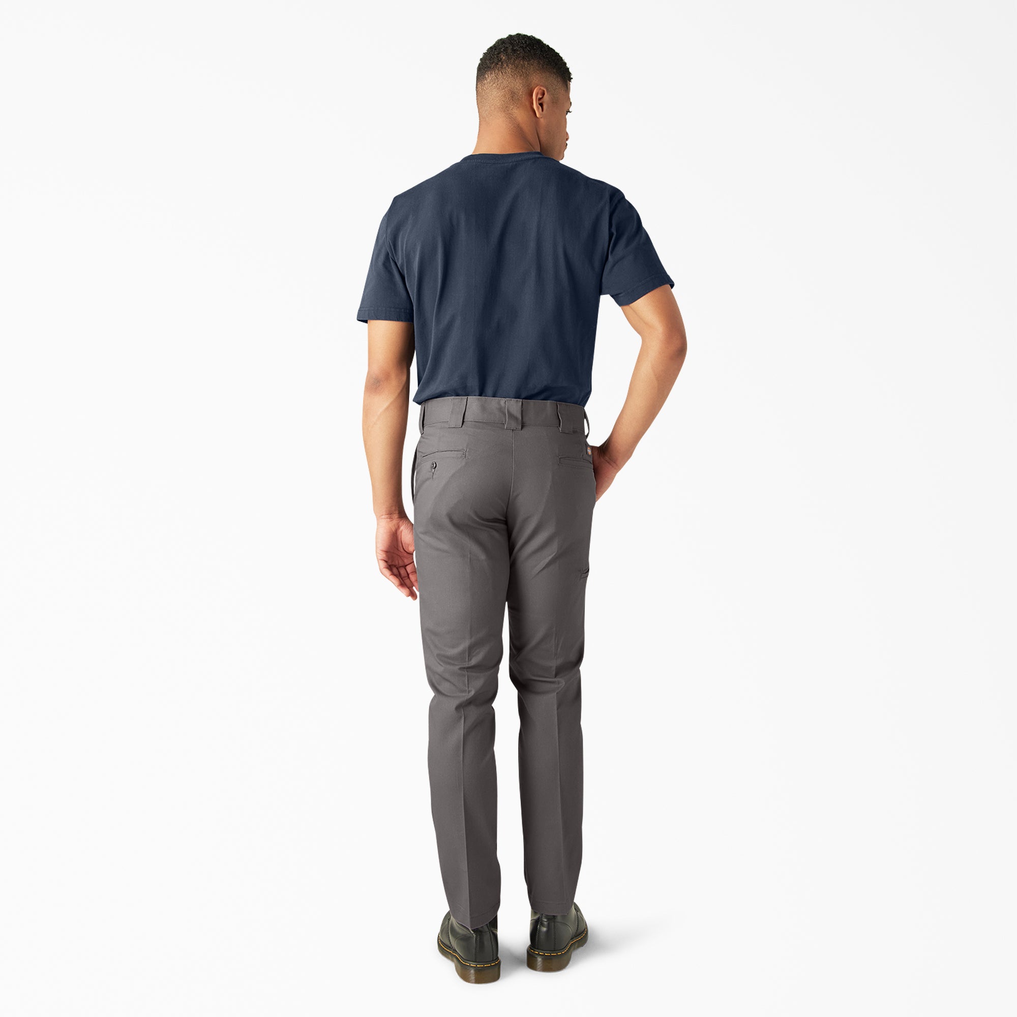 "FLEX Slim Fit Tapered Leg Multi-Use Pocket Work Pants"