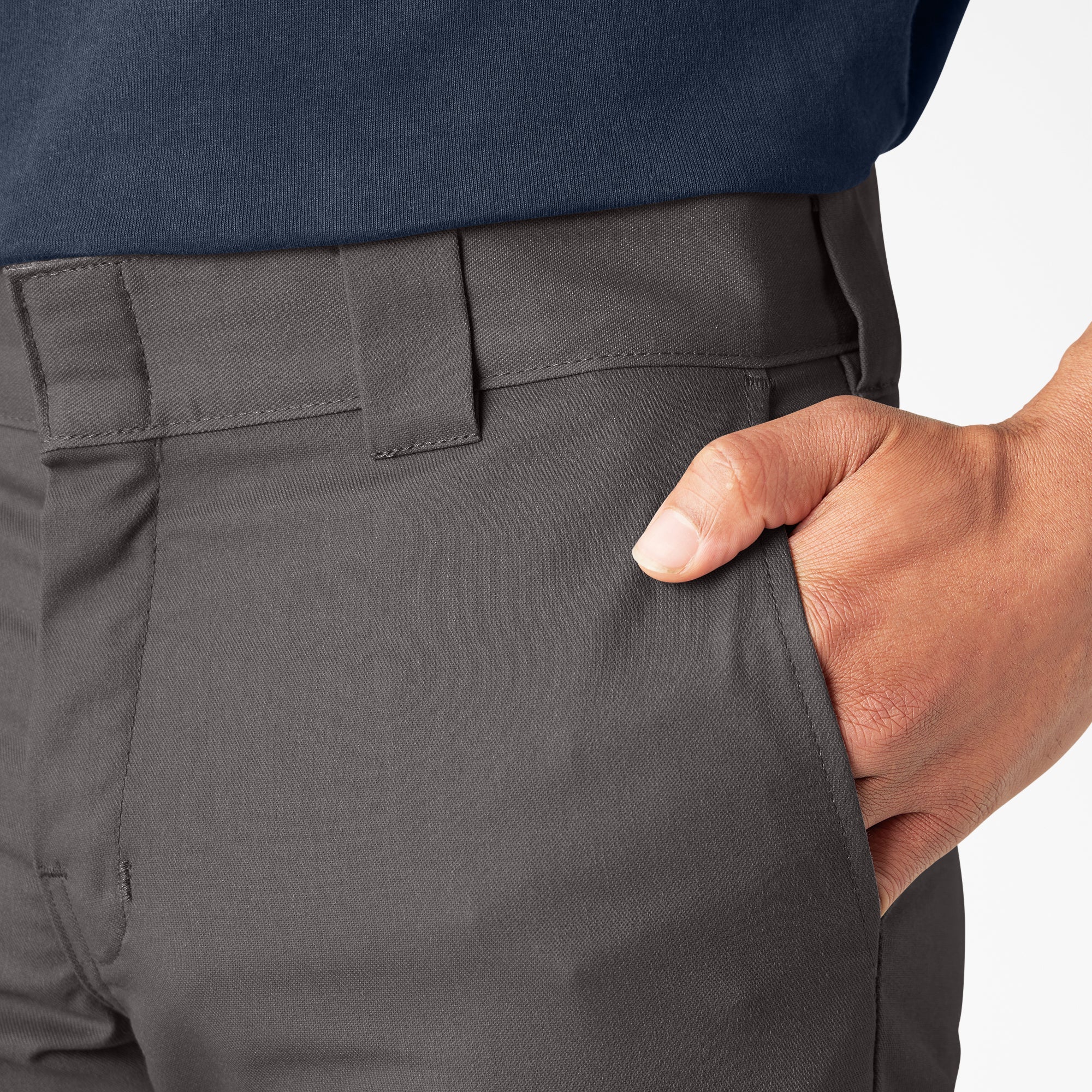 "FLEX Slim Fit Tapered Leg Multi-Use Pocket Work Pants"
