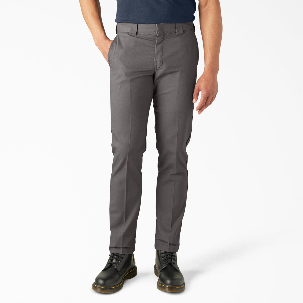 "FLEX Slim Fit Tapered Leg Multi-Use Pocket Work Pants"