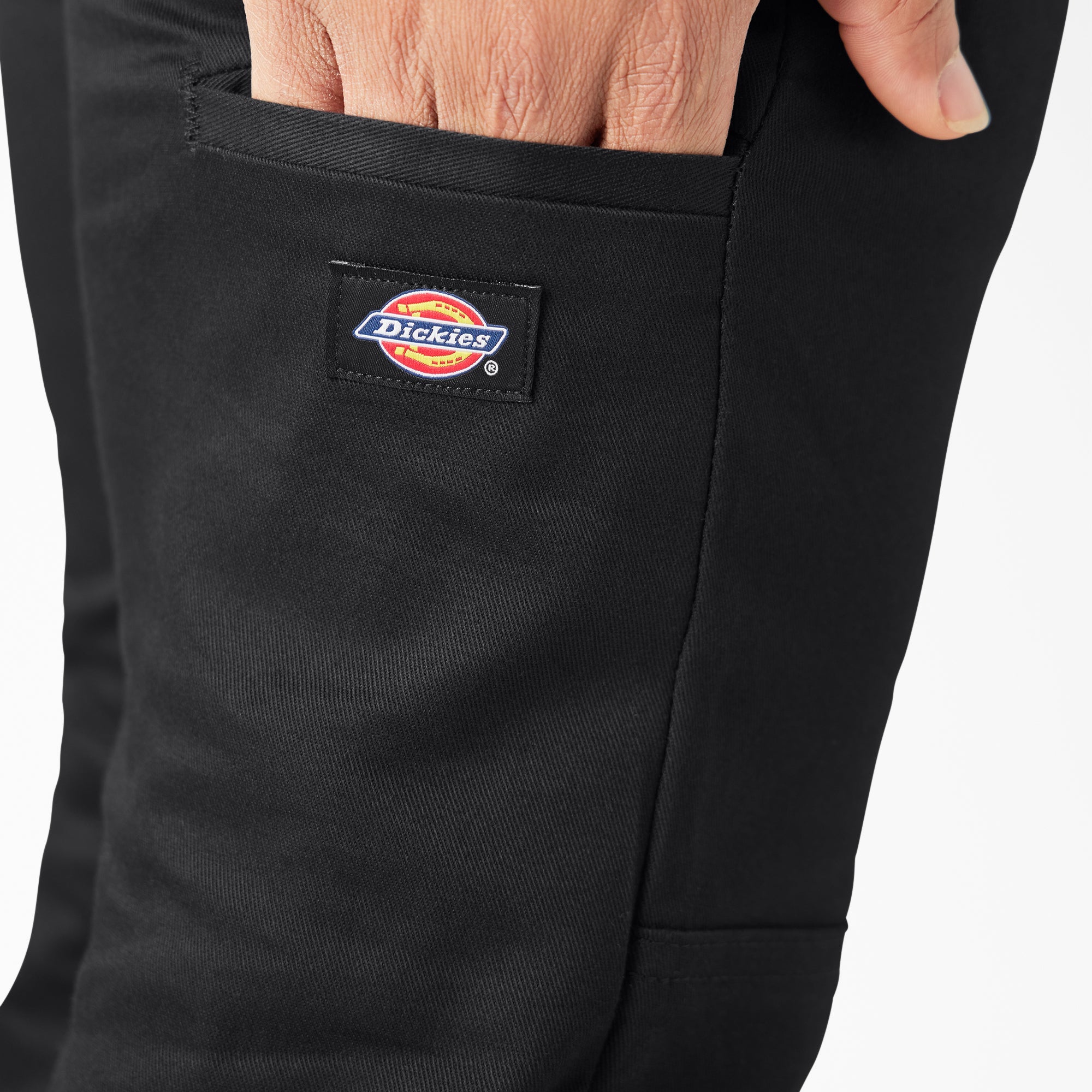 "FLEX Skinny Fit Double Knee Work Pants"