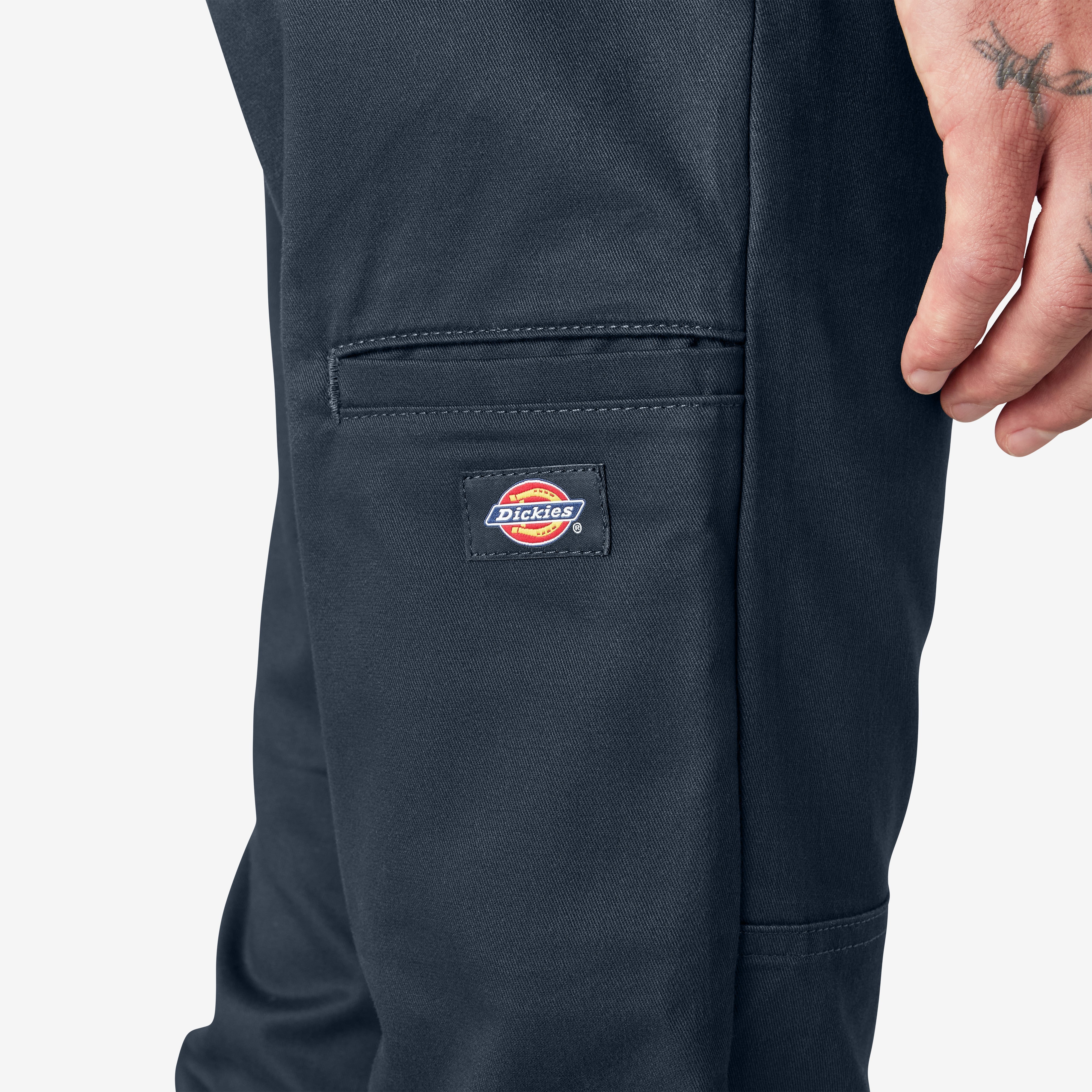 "FLEX Skinny Fit Double Knee Work Pants"