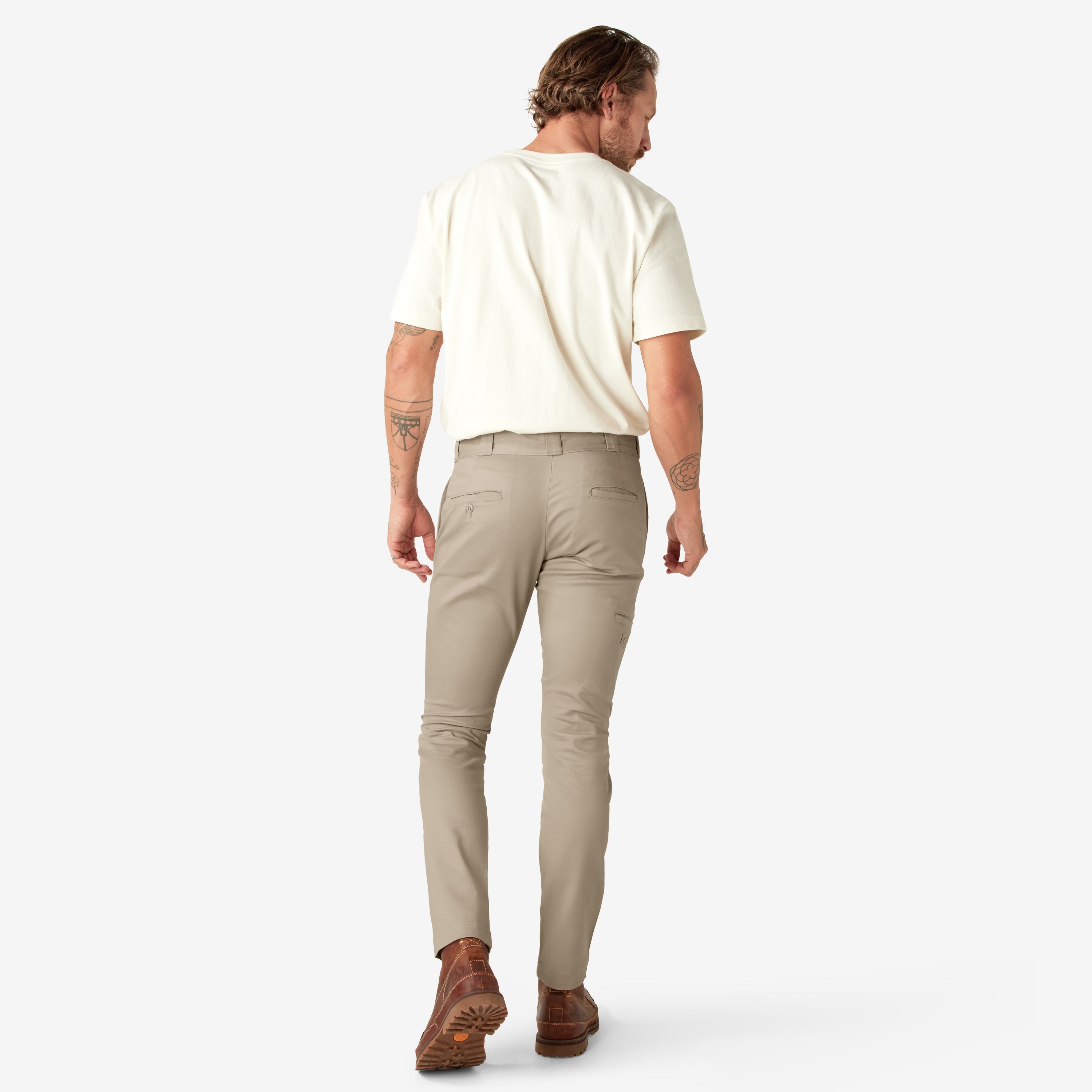 "FLEX Skinny Fit Double Knee Work Pants"