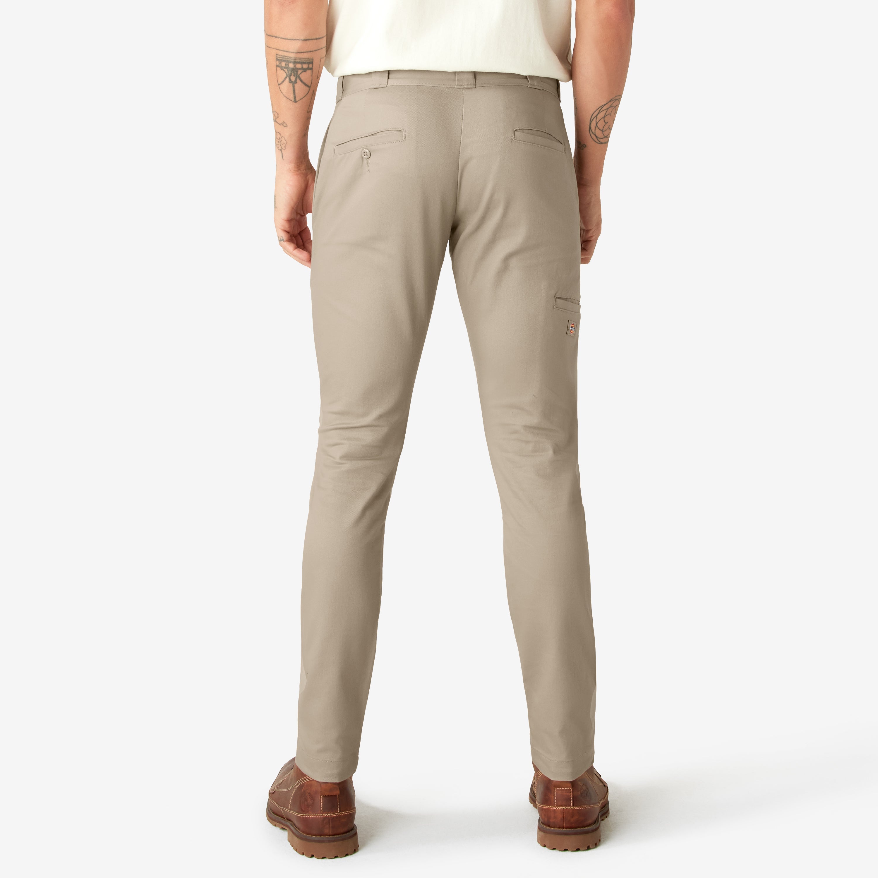 "FLEX Skinny Fit Double Knee Work Pants"
