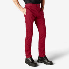 "FLEX Skinny Fit Double Knee Work Pants"