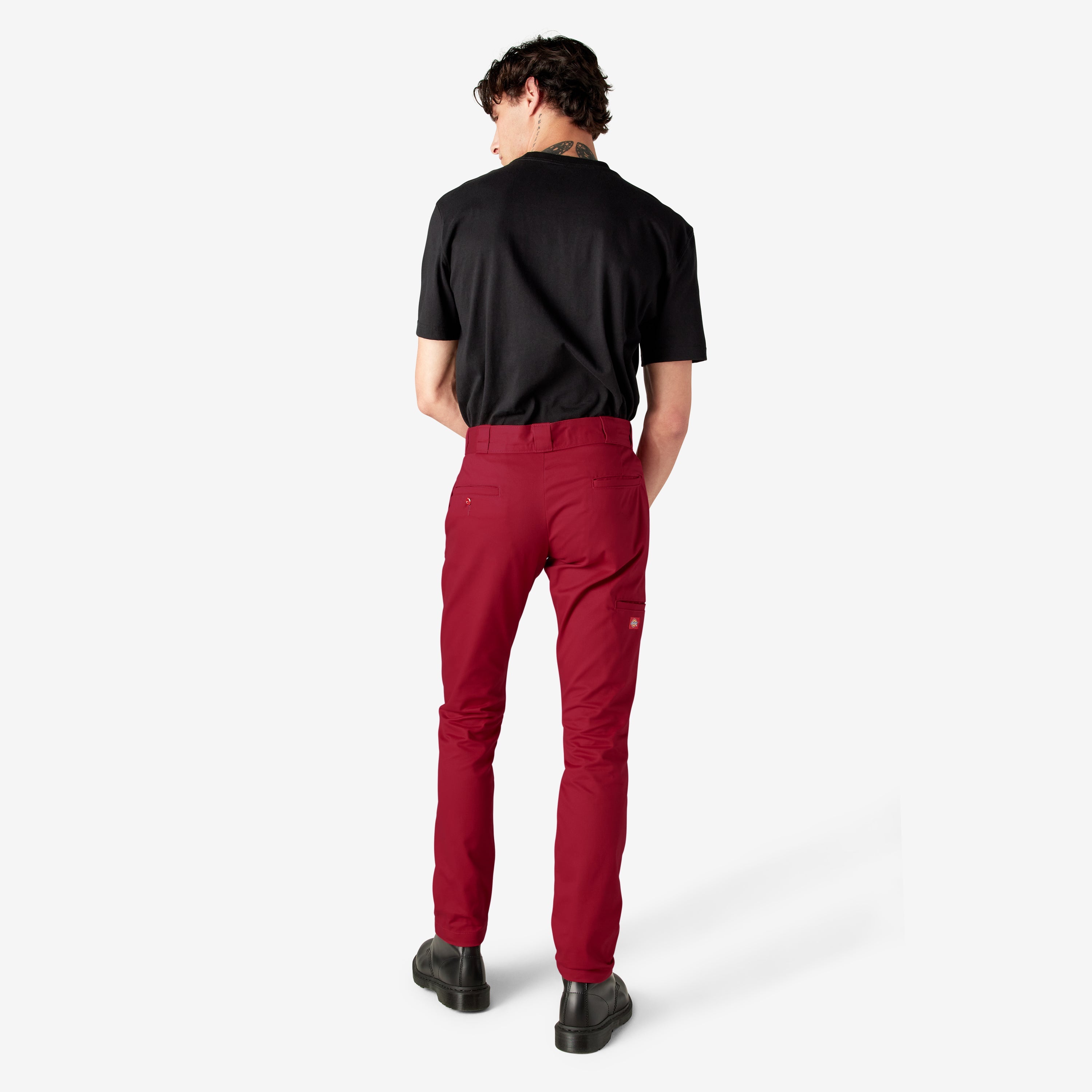 "FLEX Skinny Fit Double Knee Work Pants"