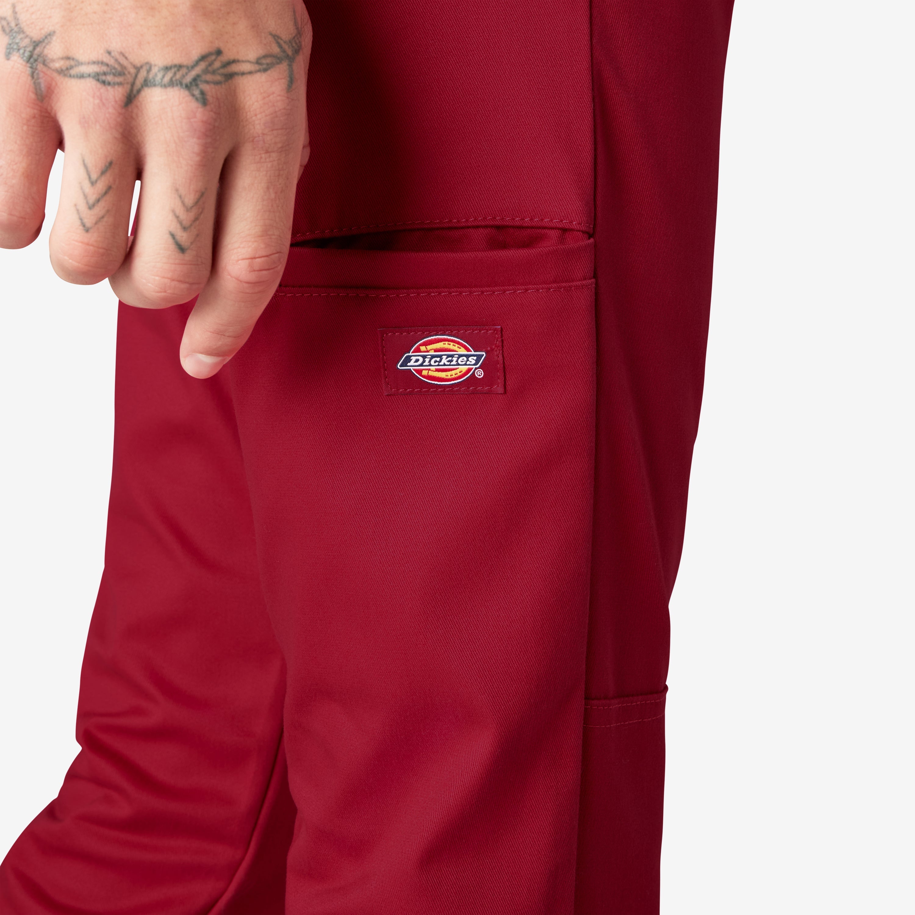 "FLEX Skinny Fit Double Knee Work Pants"