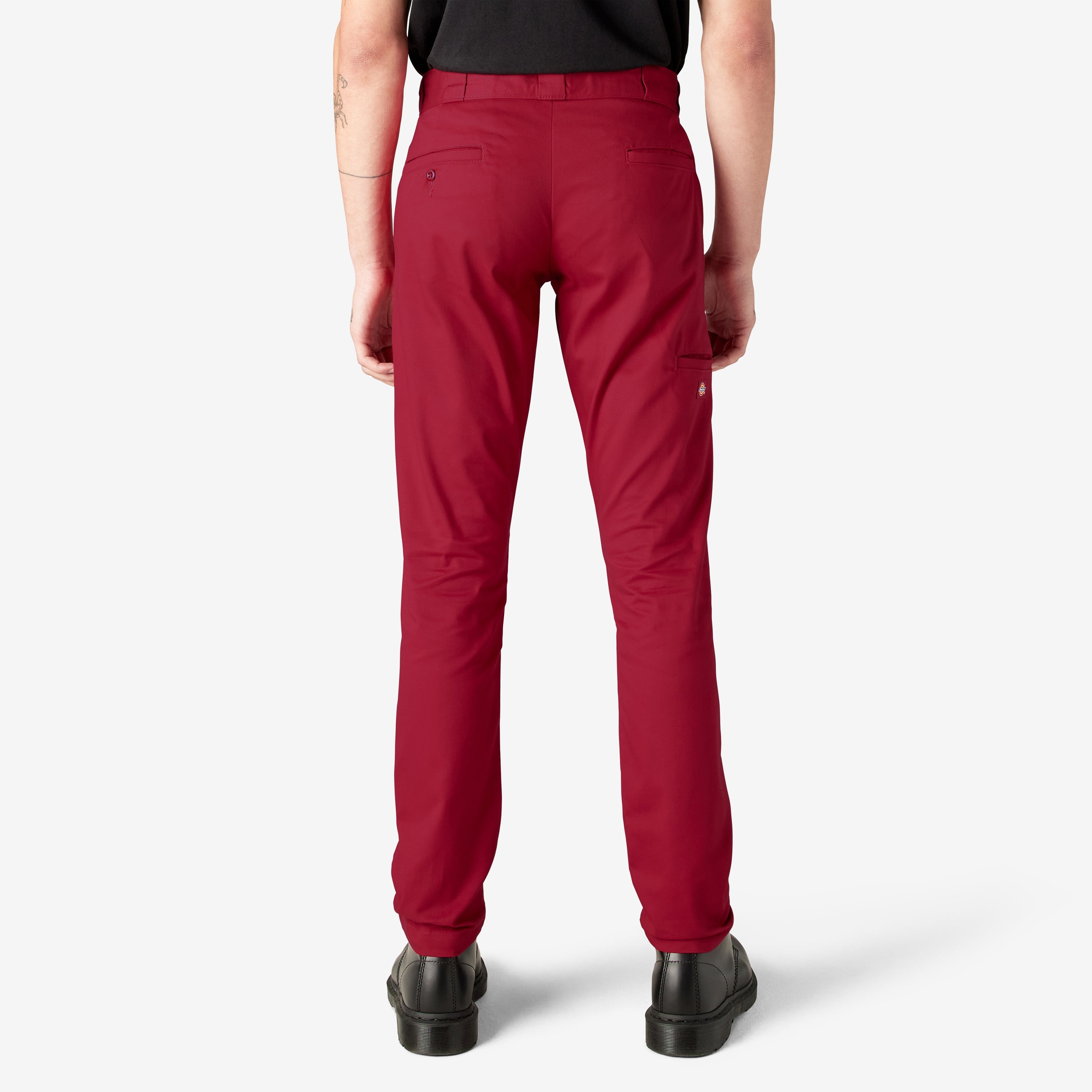 "FLEX Skinny Fit Double Knee Work Pants"