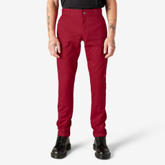 "FLEX Skinny Fit Double Knee Work Pants"