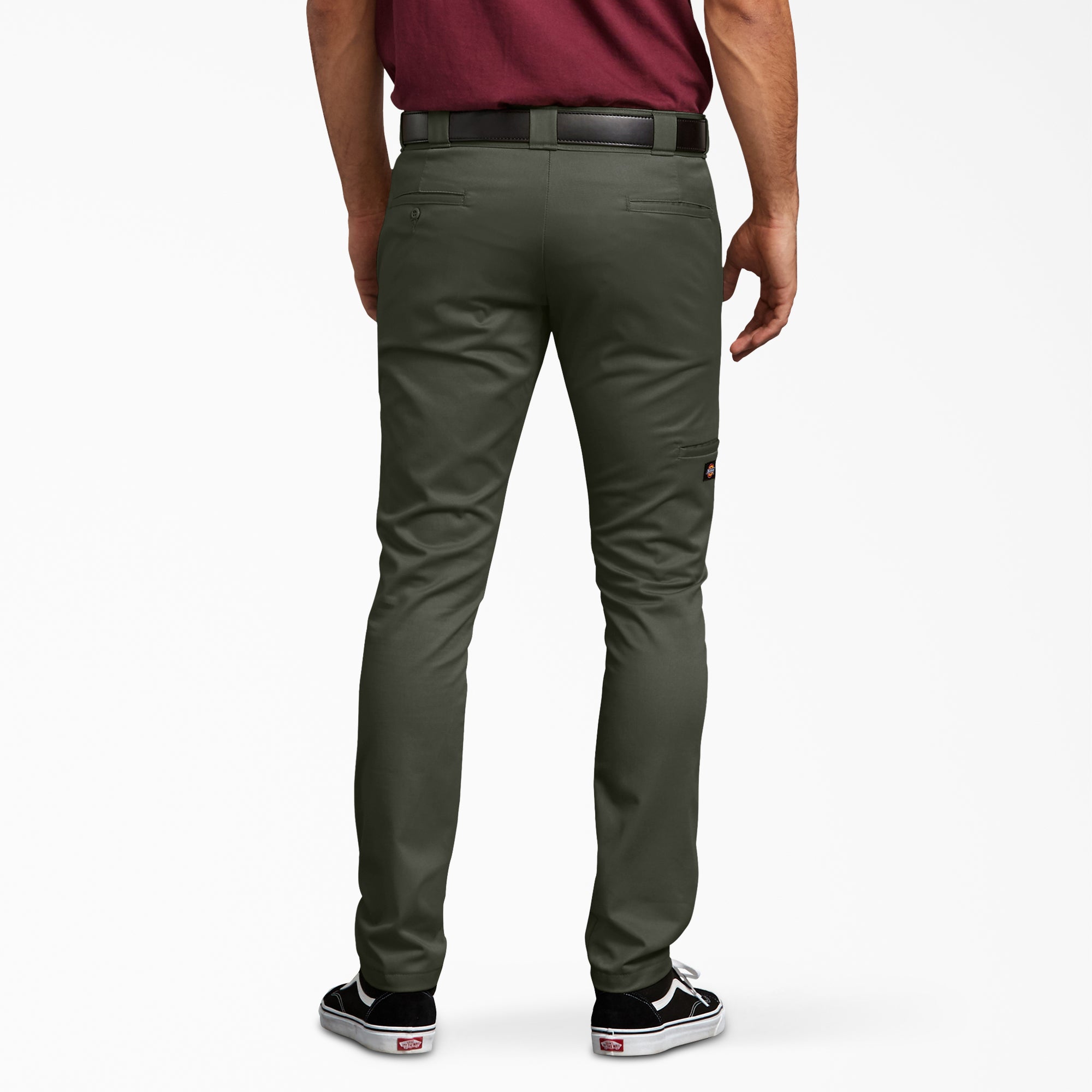 "FLEX Skinny Fit Double Knee Work Pants"