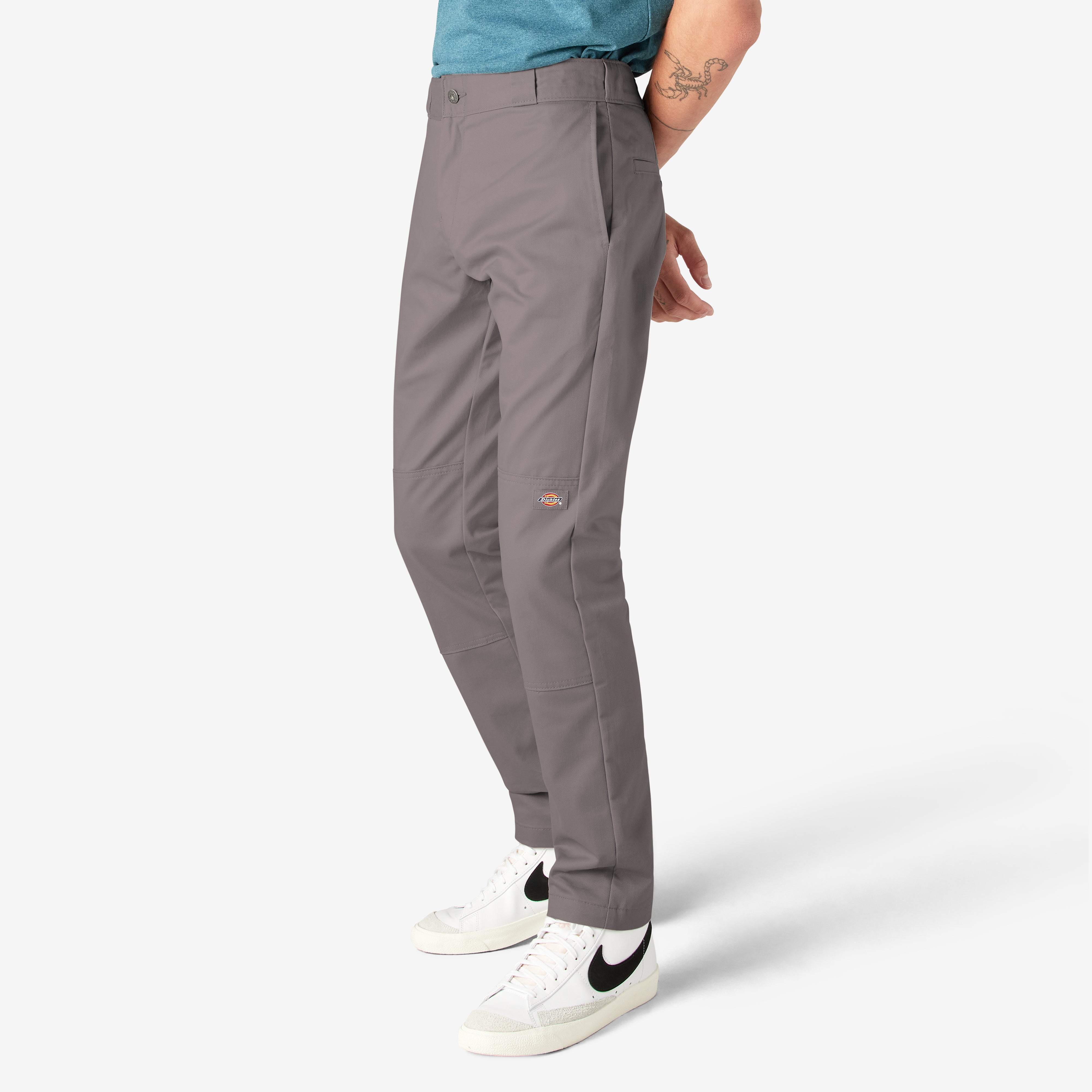 "FLEX Skinny Fit Double Knee Work Pants"