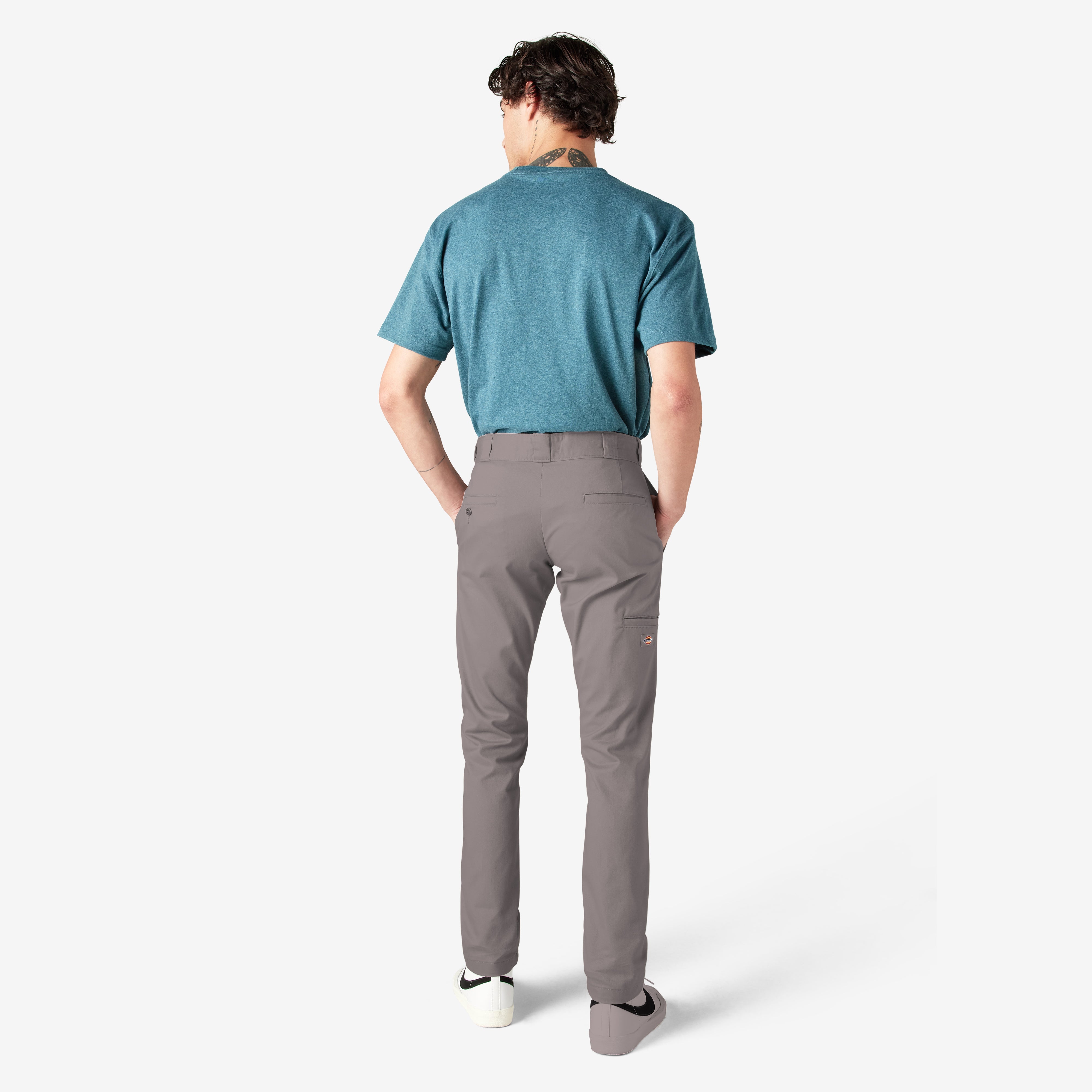 "FLEX Skinny Fit Double Knee Work Pants"