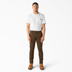 "FLEX Skinny Fit Double Knee Work Pants"