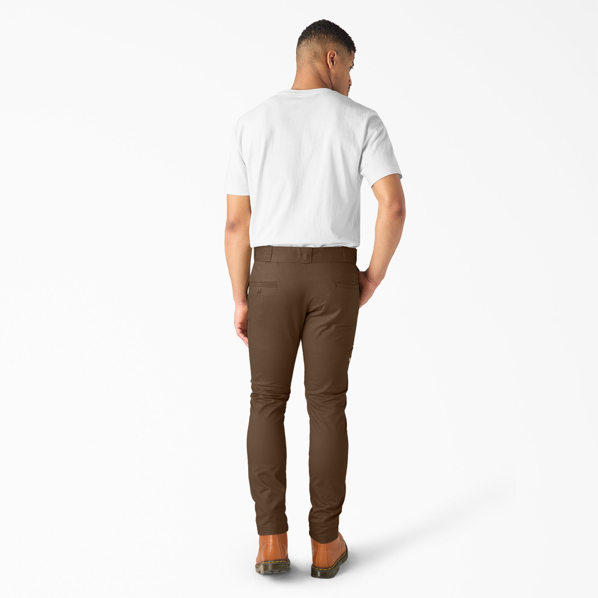 "FLEX Skinny Fit Double Knee Work Pants"