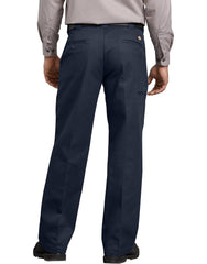 "FLEX Relaxed Fit Straight Leg Twill Comfort Waist Pants"