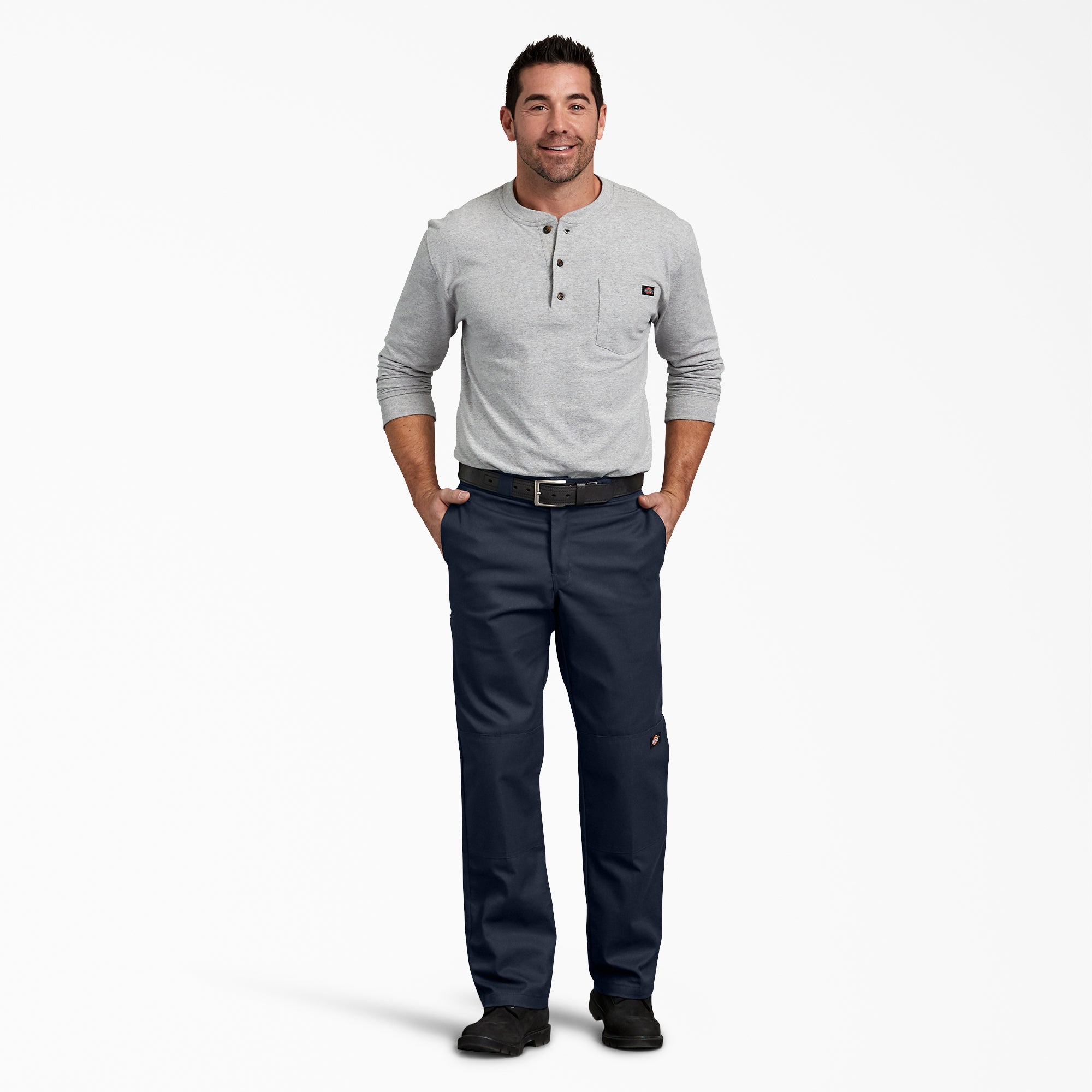 "FLEX Regular Fit Double Knee Work Pants"