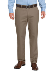 "FLEX Regular Fit Tapered Leg Flat Front Sorona® Pants"