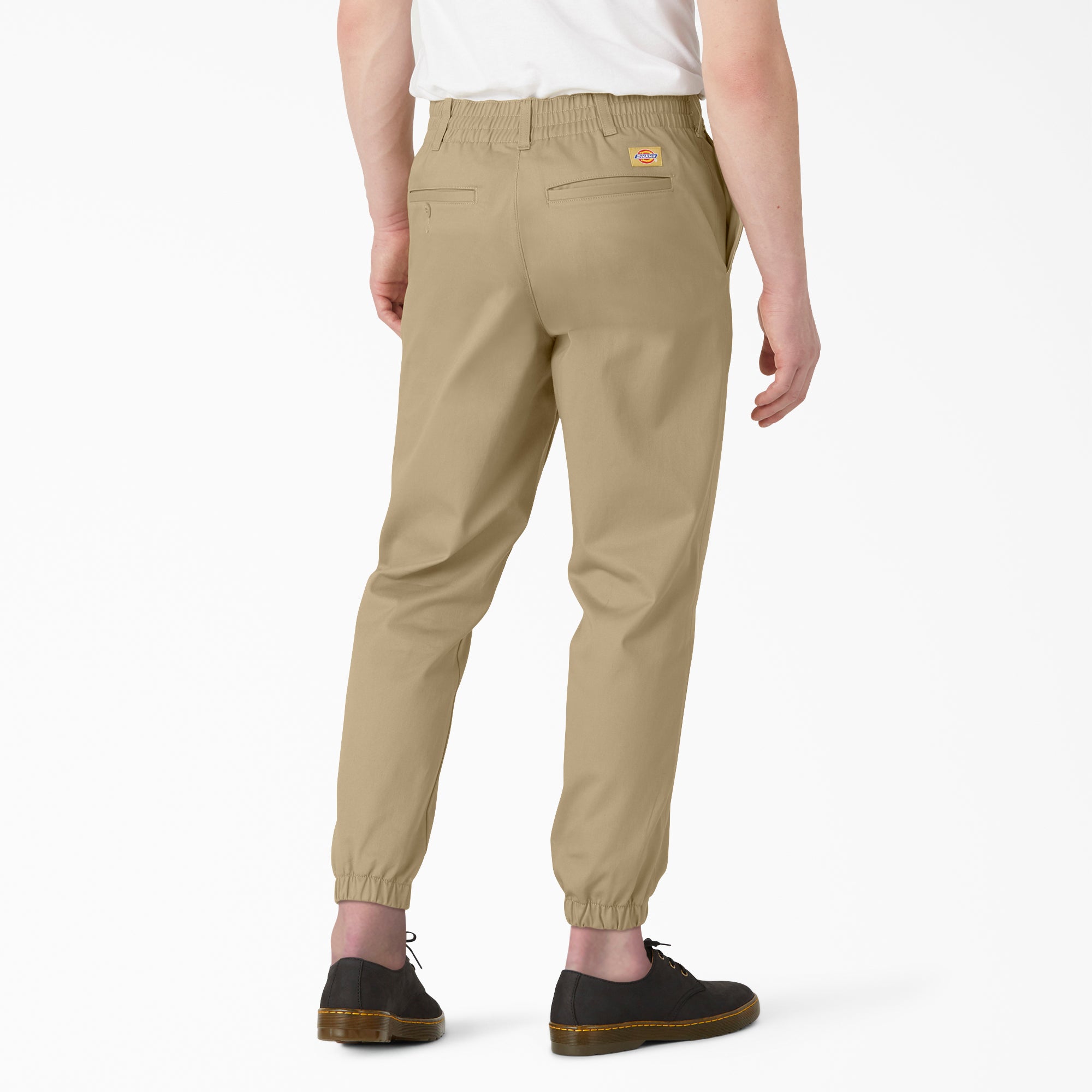 "Regular Fit Cropped Jogger Work Pants"