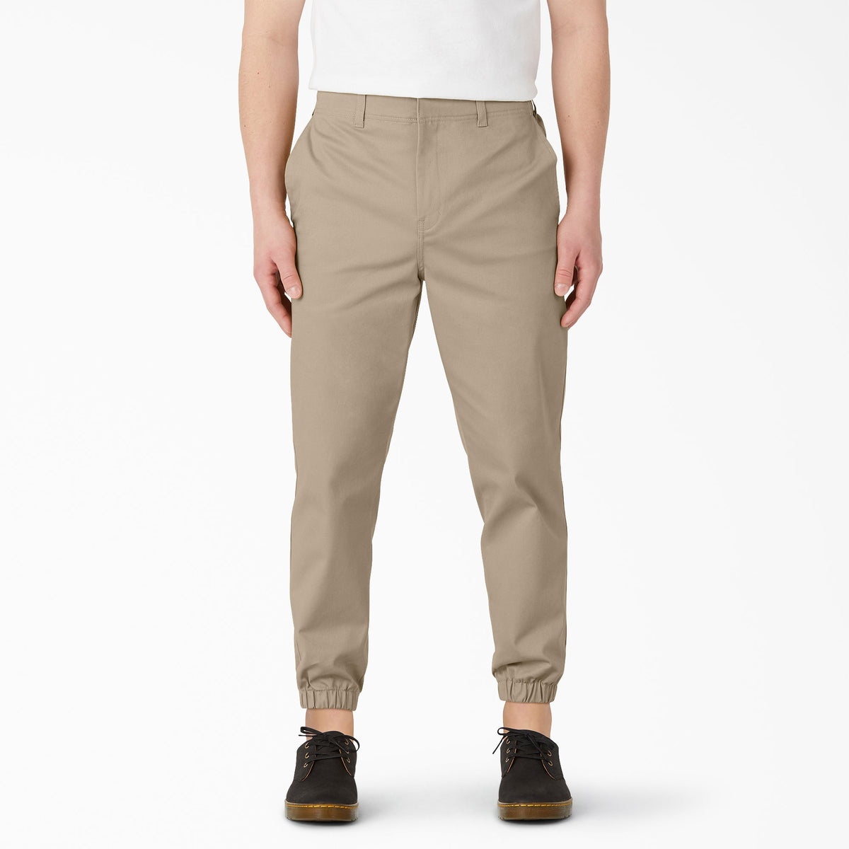 "Regular Fit Cropped Jogger Work Pants"