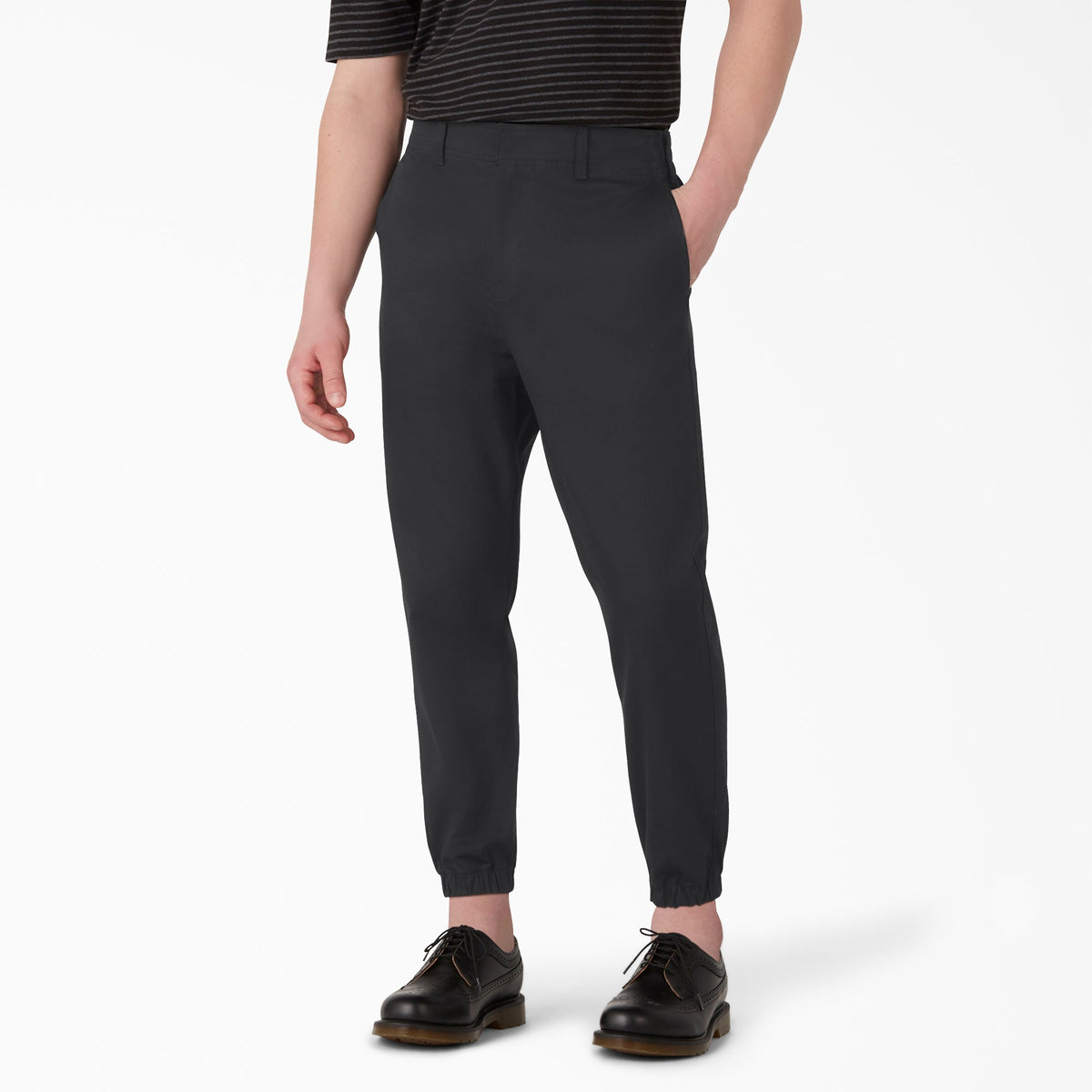 "Regular Fit Cropped Jogger Work Pants"