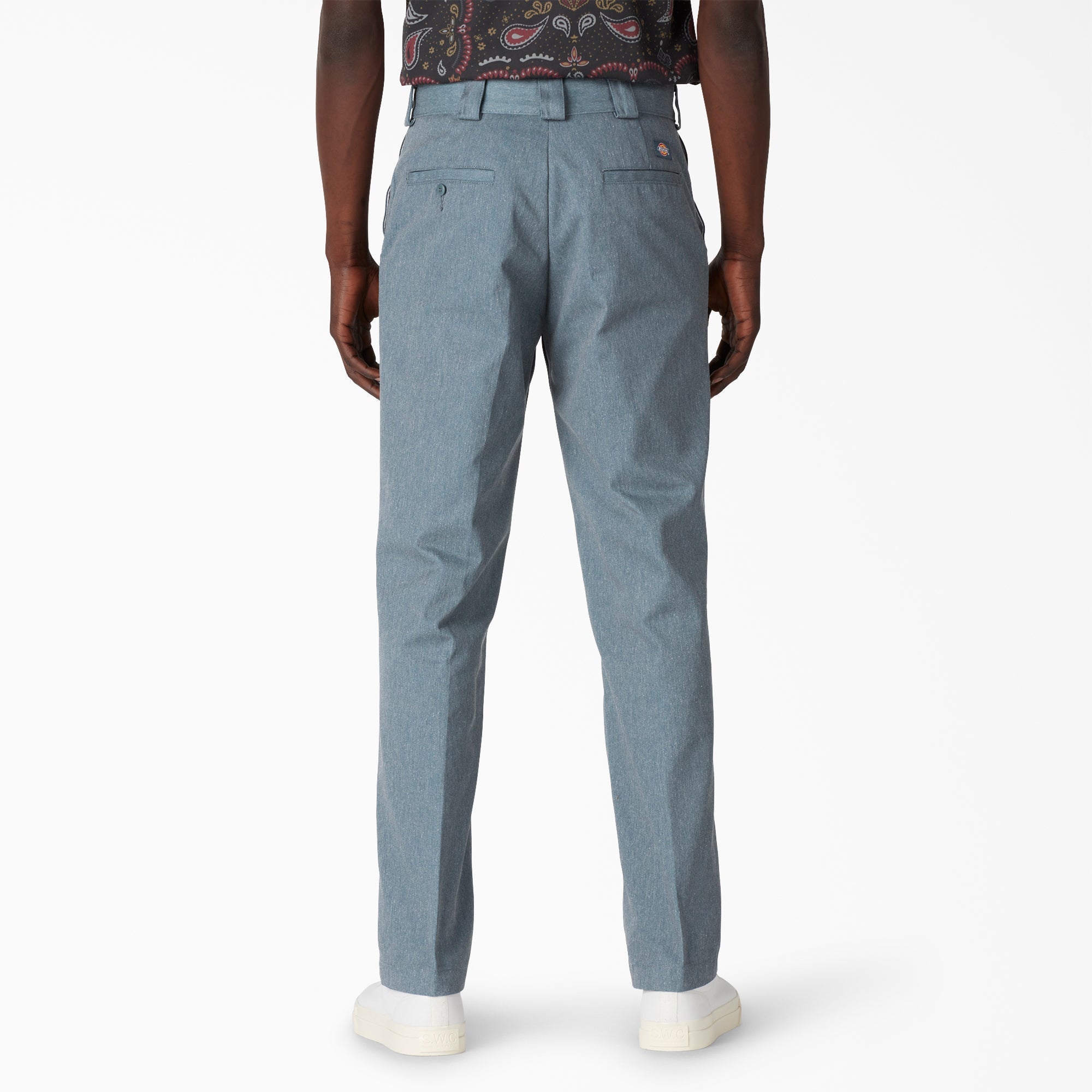 "Regular Fit Single Dye Work Pants"