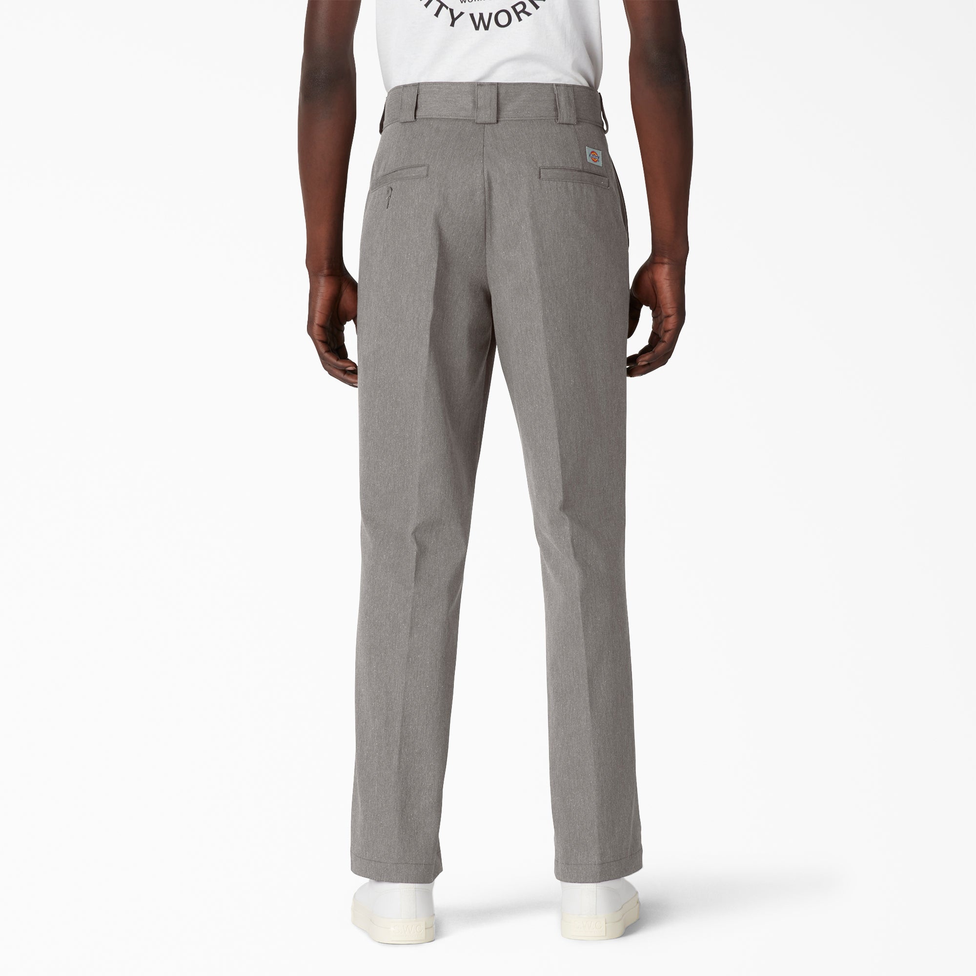 "Regular Fit Single Dye Work Pants"