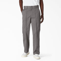 "Regular Fit Single Dye Work Pants"