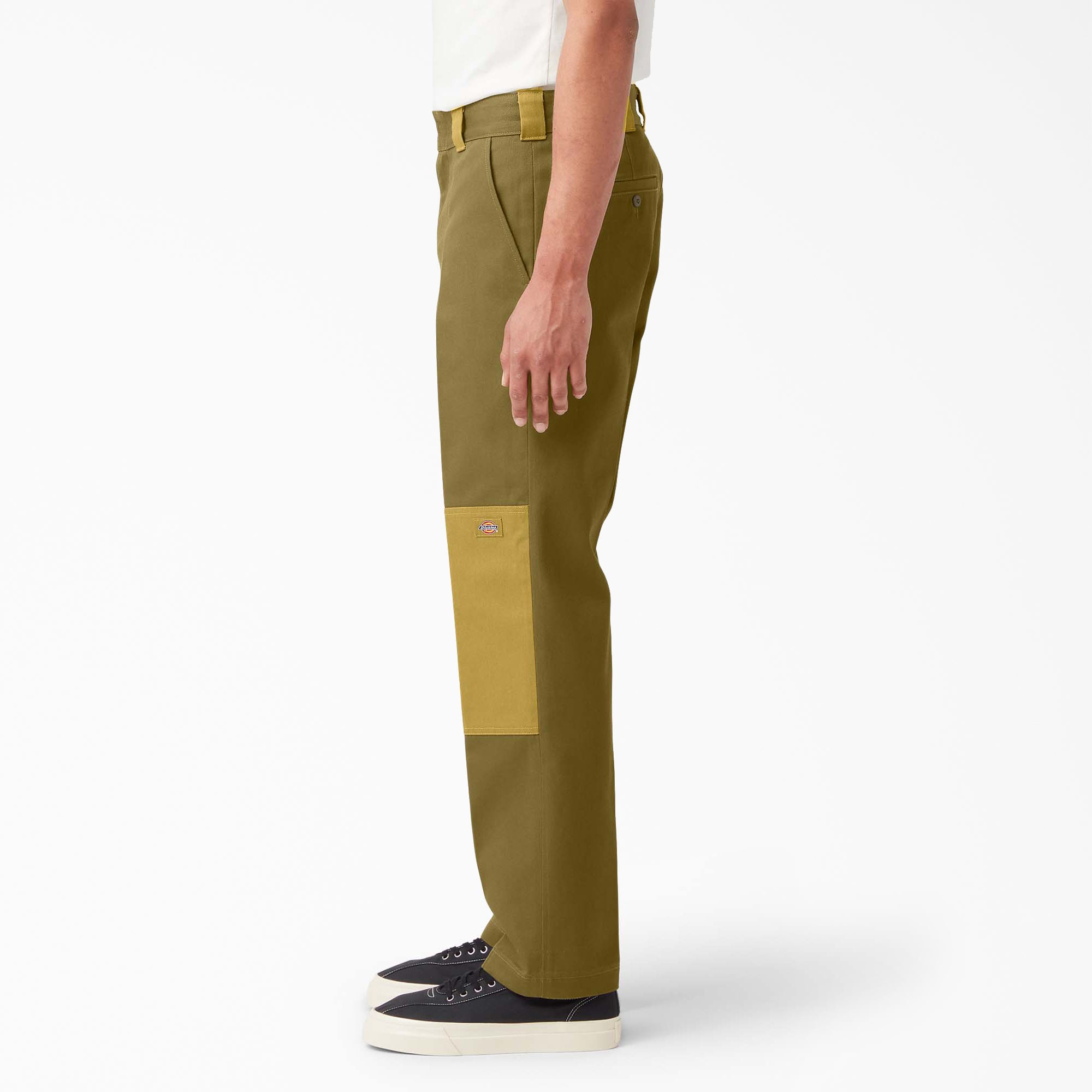 "Contrast Double Knee Pants"