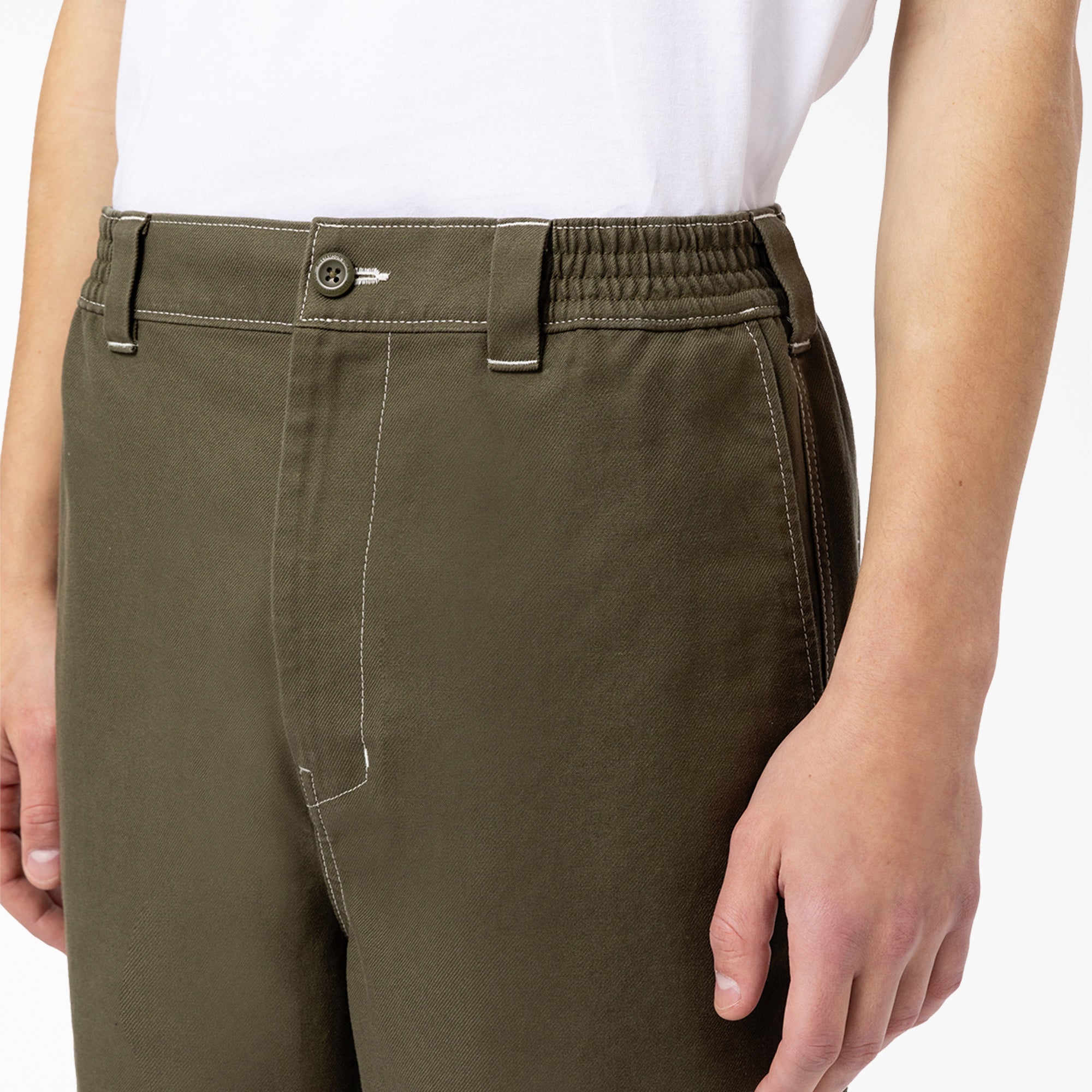 "Florala Relaxed Fit Double Knee Pants"