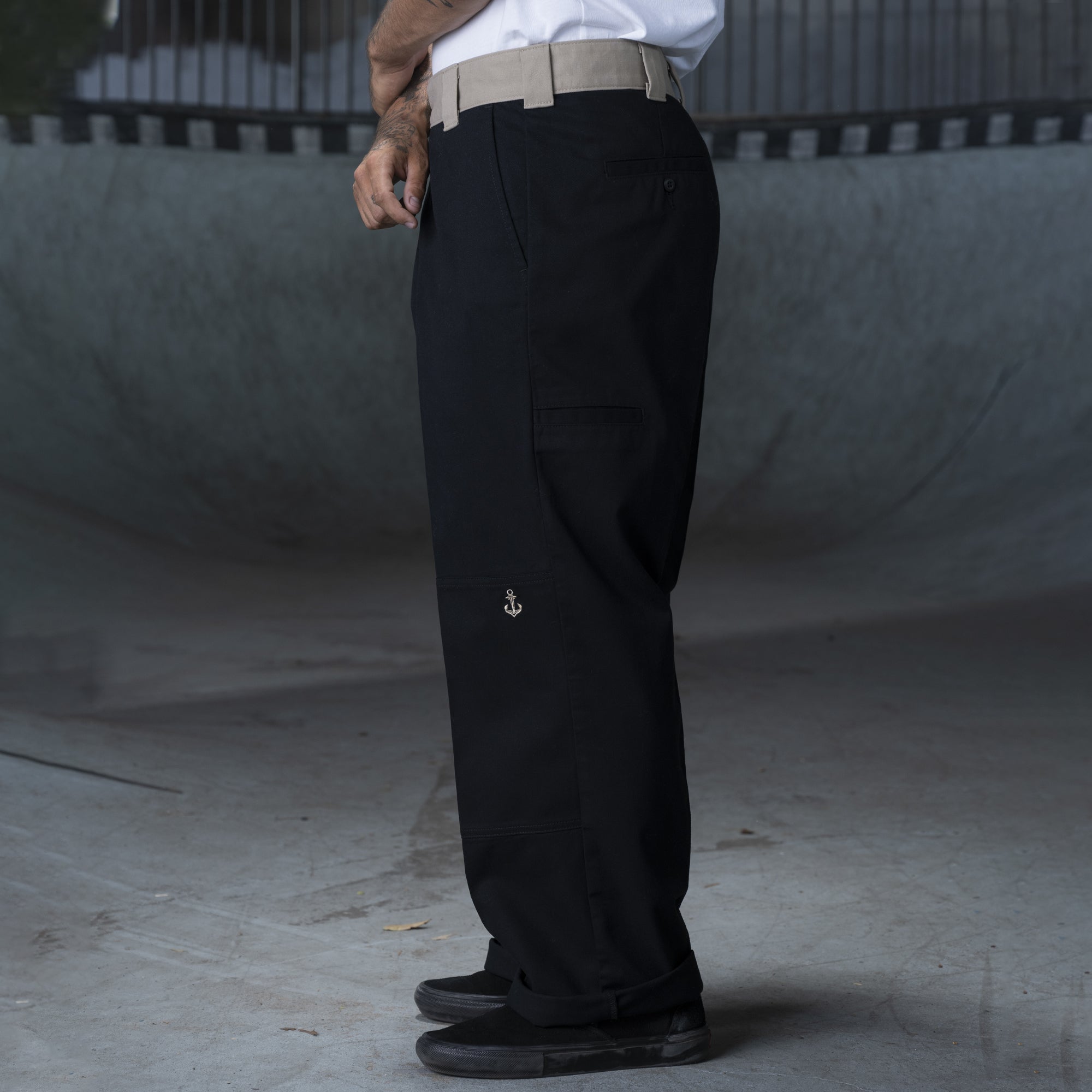 "Ronnie Sandoval Loose Fit Double Knee Pants"