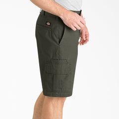 "Relaxed Fit Ripstop Cargo Shorts, 11"""
