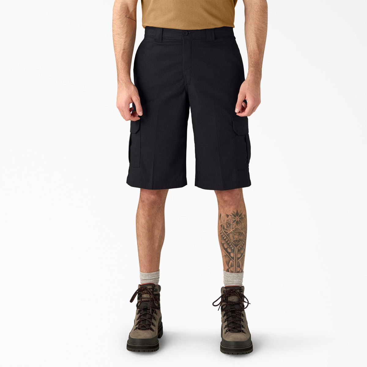 "FLEX Relaxed Fit Cargo Shorts, 13"""