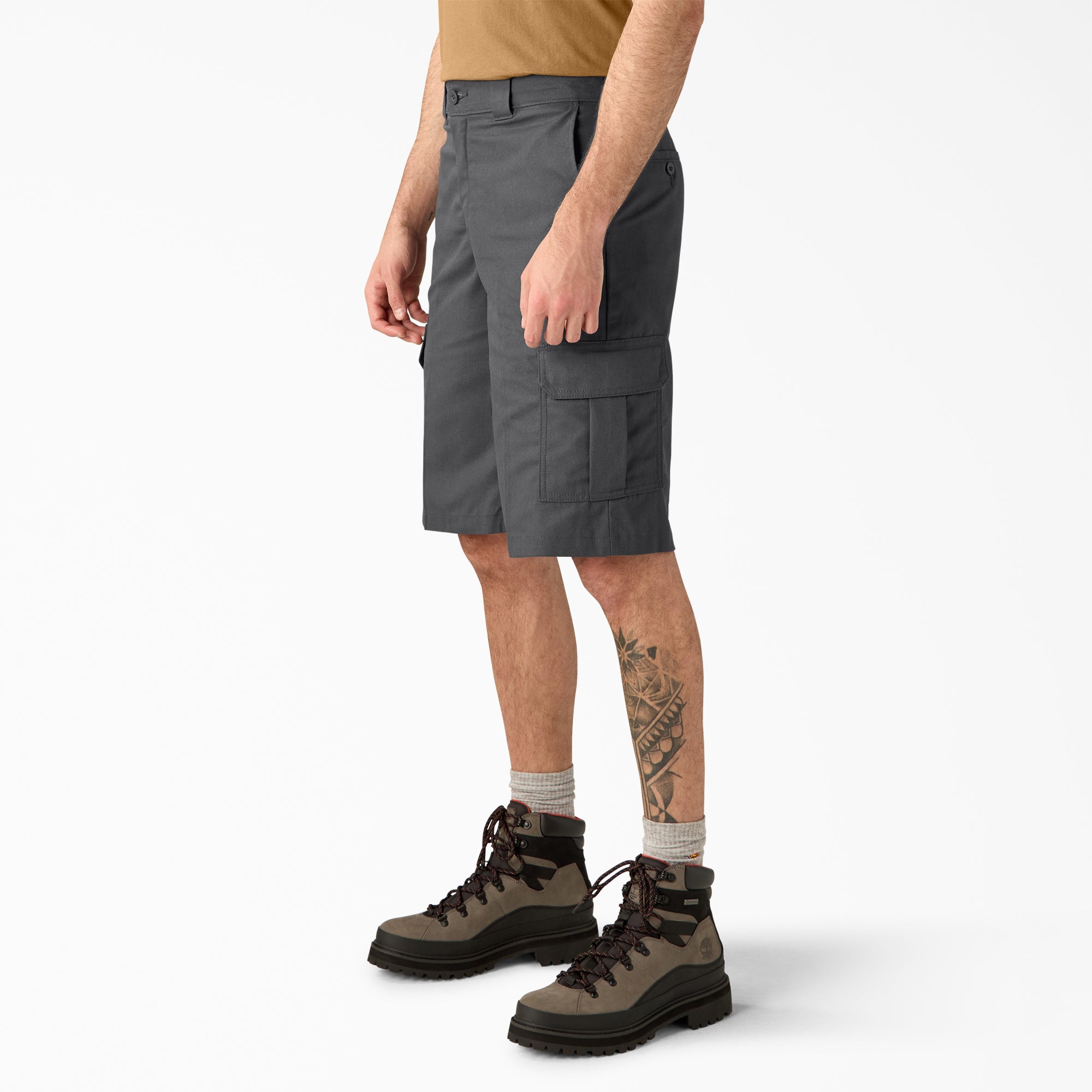 "FLEX Relaxed Fit Cargo Shorts, 13"""