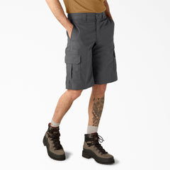 "FLEX Relaxed Fit Cargo Shorts, 13"""