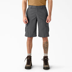 "FLEX Relaxed Fit Cargo Shorts, 13"""