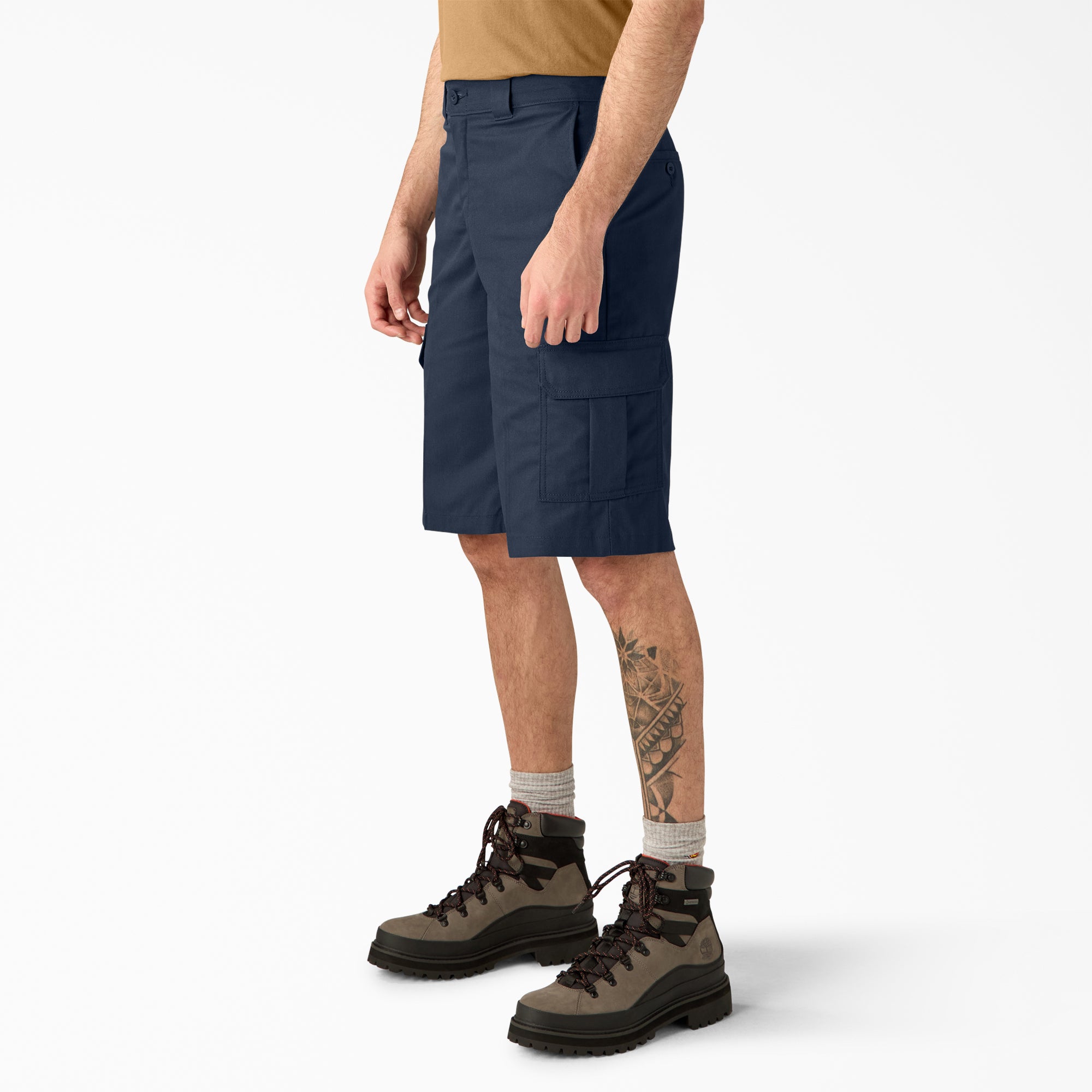 "FLEX Relaxed Fit Cargo Shorts, 13"""