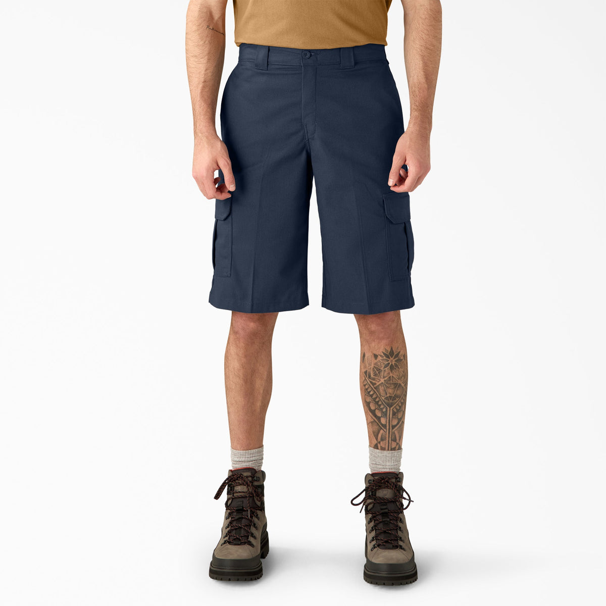 "FLEX Relaxed Fit Cargo Shorts, 13"""