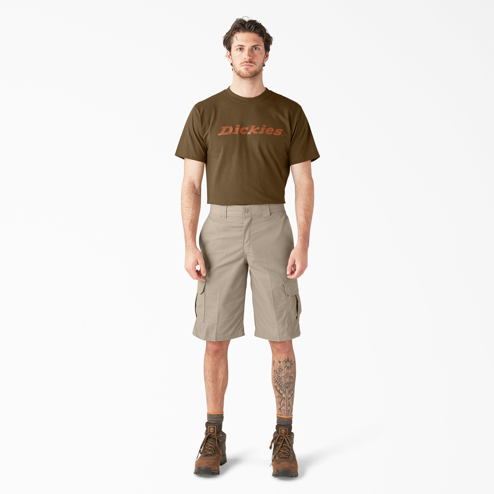 "FLEX Relaxed Fit Cargo Shorts, 13"""